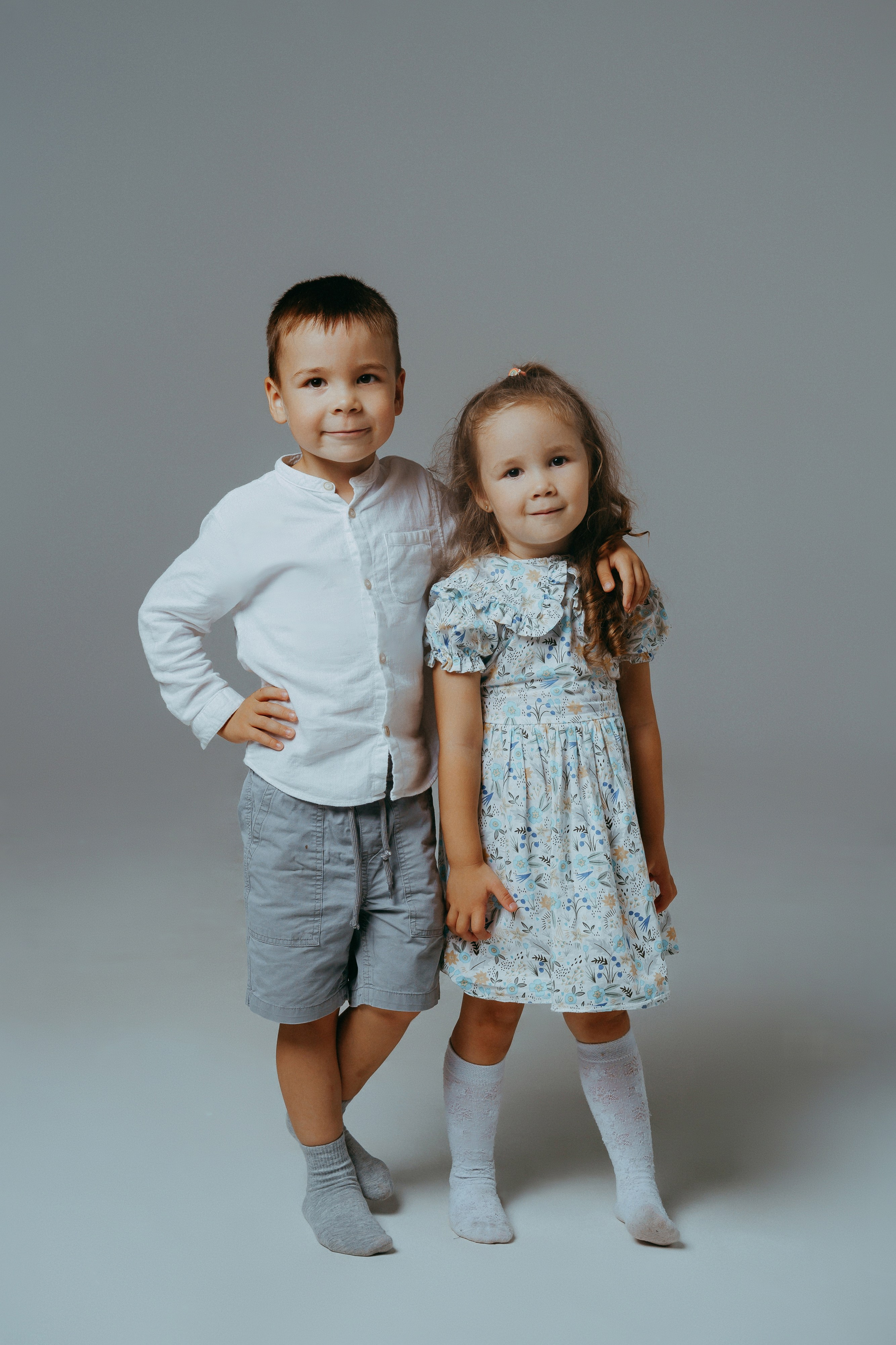 Семейная съёмка в студии. Фотограф Алексей Кутырёв