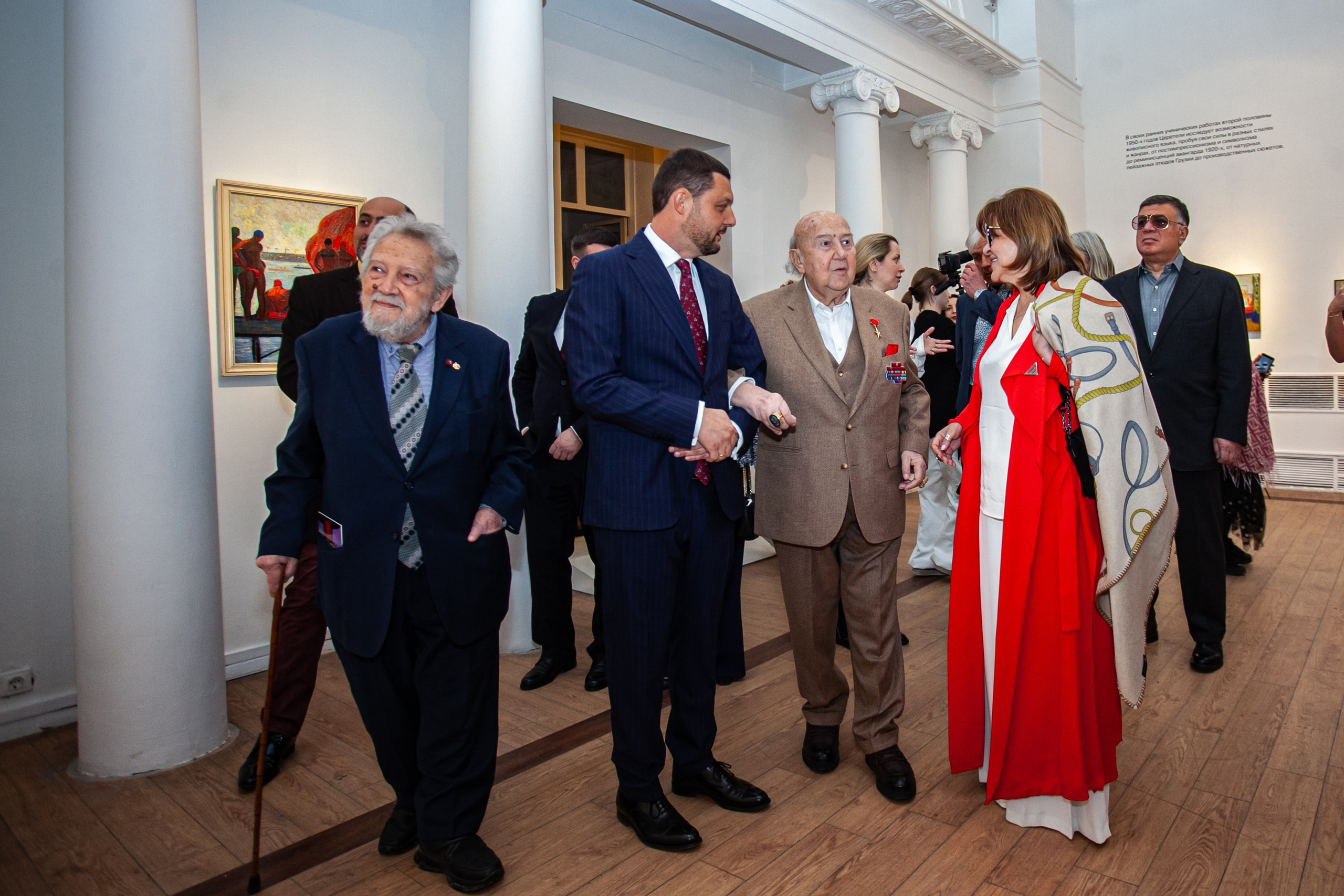 Открытие выставки Зураба Церетели. Art photographer Nino