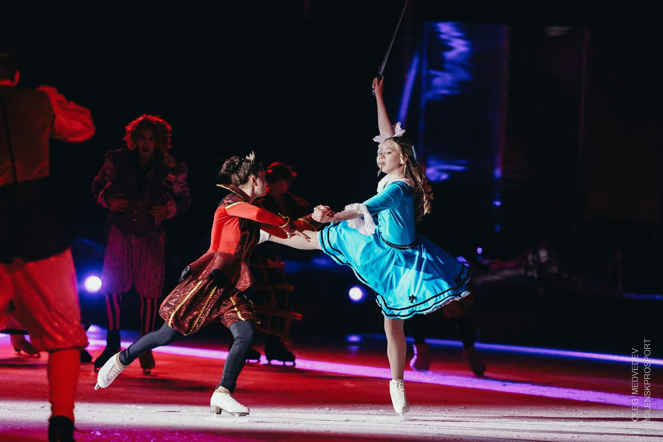 Алиса в стране чудес шоу на льду. Спортивный фотограф Олег Медведев | prosport67 | Смоленск