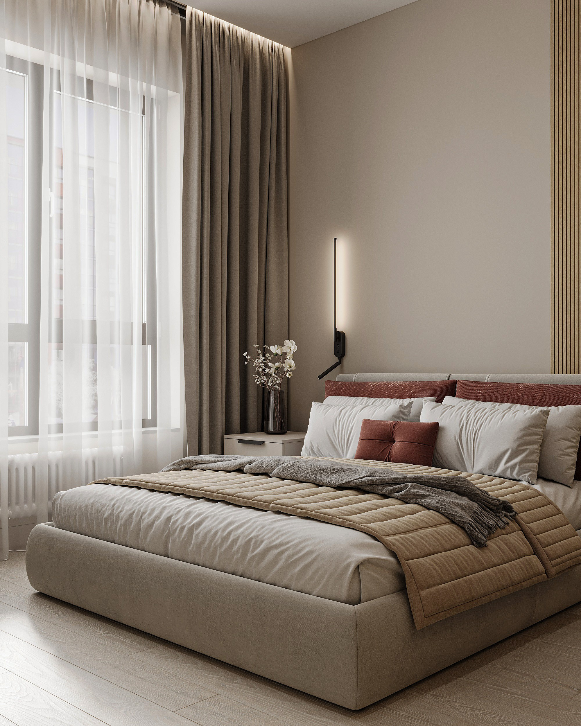 Квартира в Москве под сдачу. 3d визуализатор интерьера Нургалиева Диана