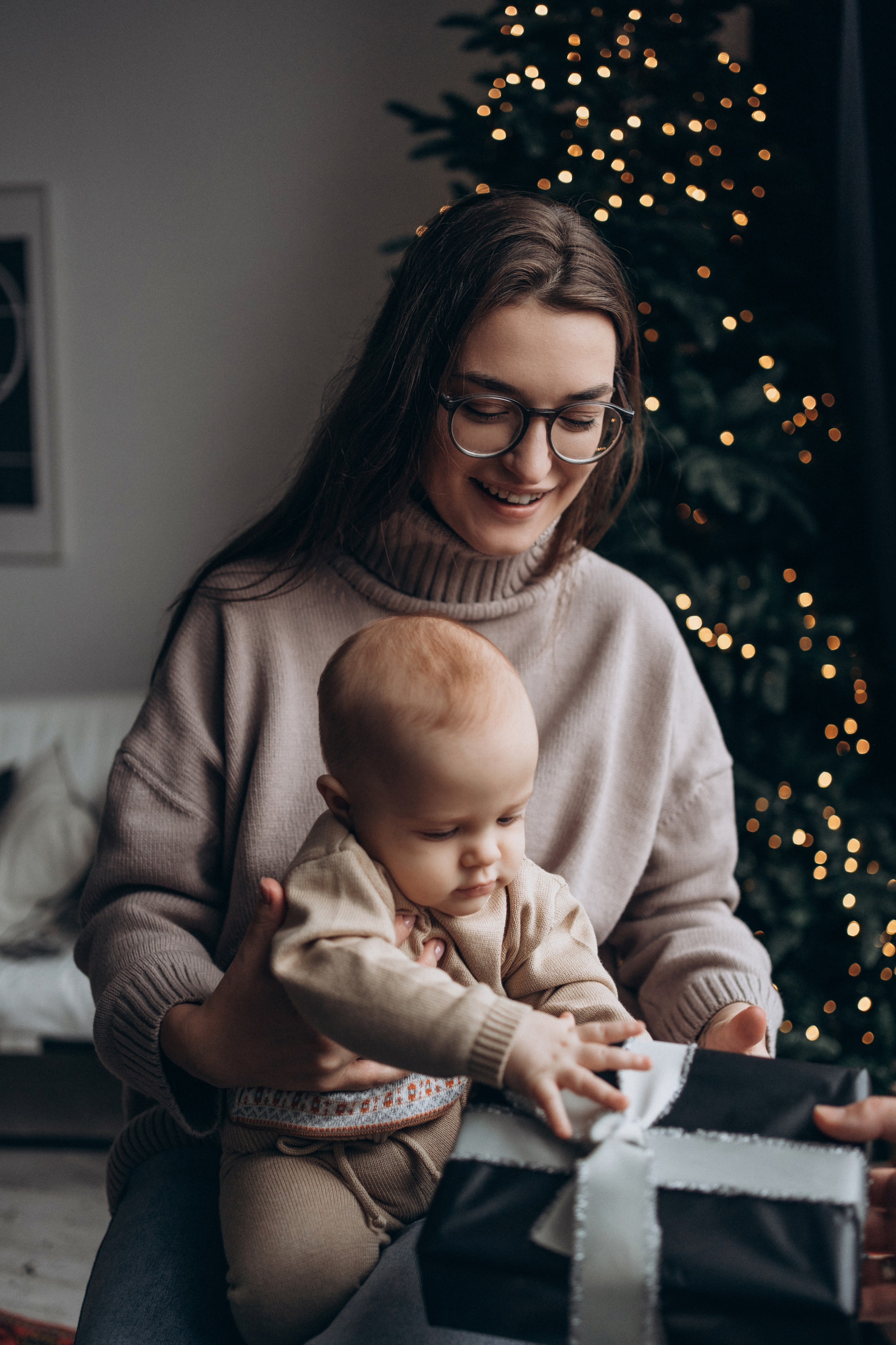 Рождественская история. Фотограф новорожденных и малышей до года в Москве Анастасия Соколова