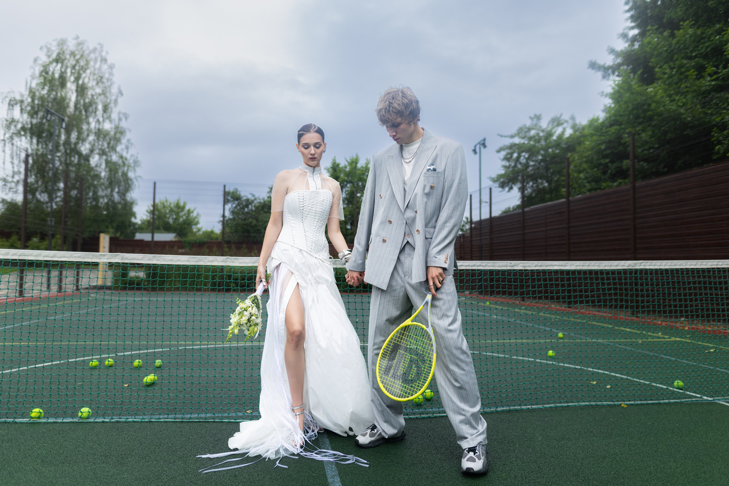 Александр и Эля. Теннис и свадьба. Почему бы и нет?. Дмитрий Шульгин, портретный фотограф в Воронеже