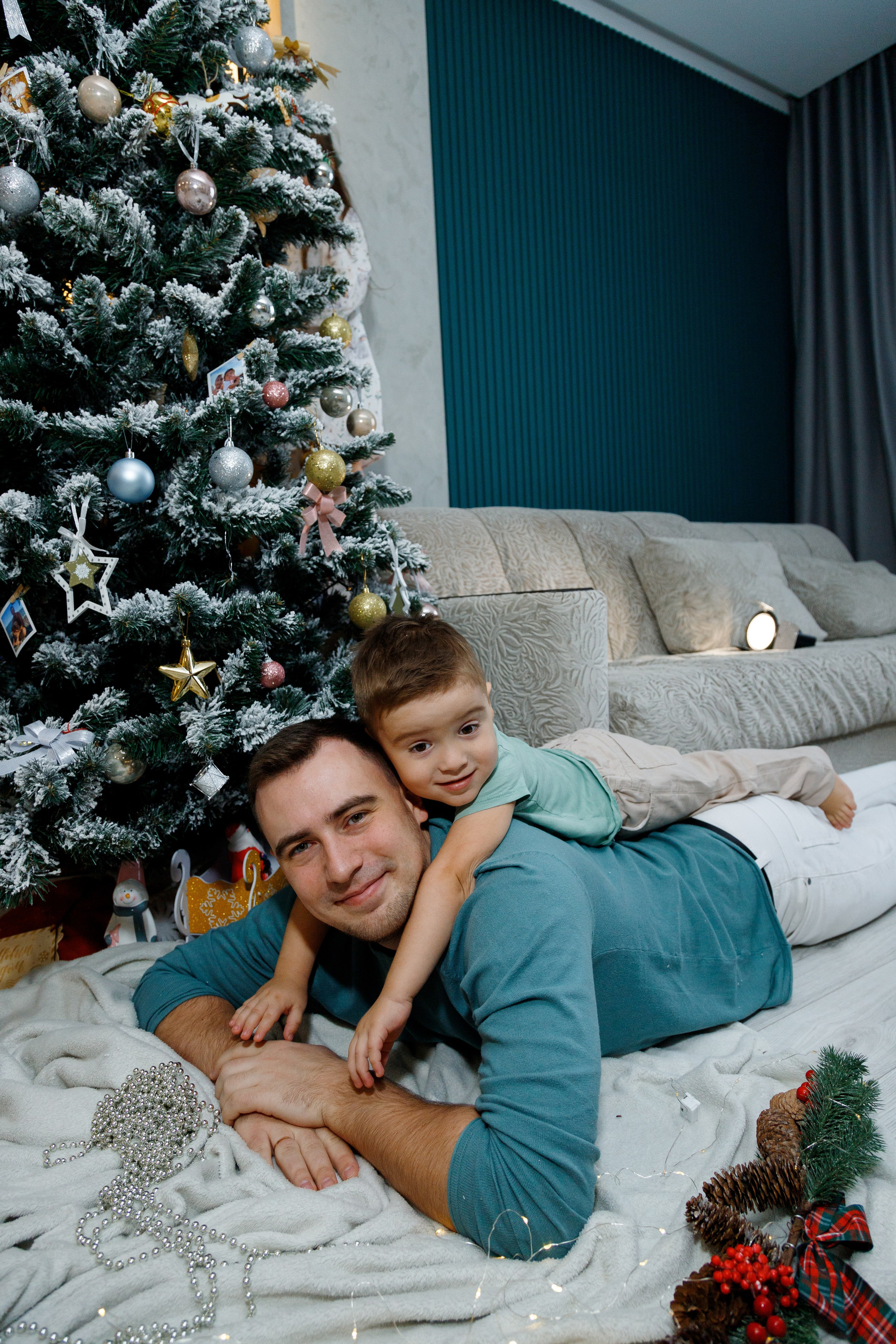 Предновогодняя домашняя фотосессия. Фотограф Александра Сыщенко