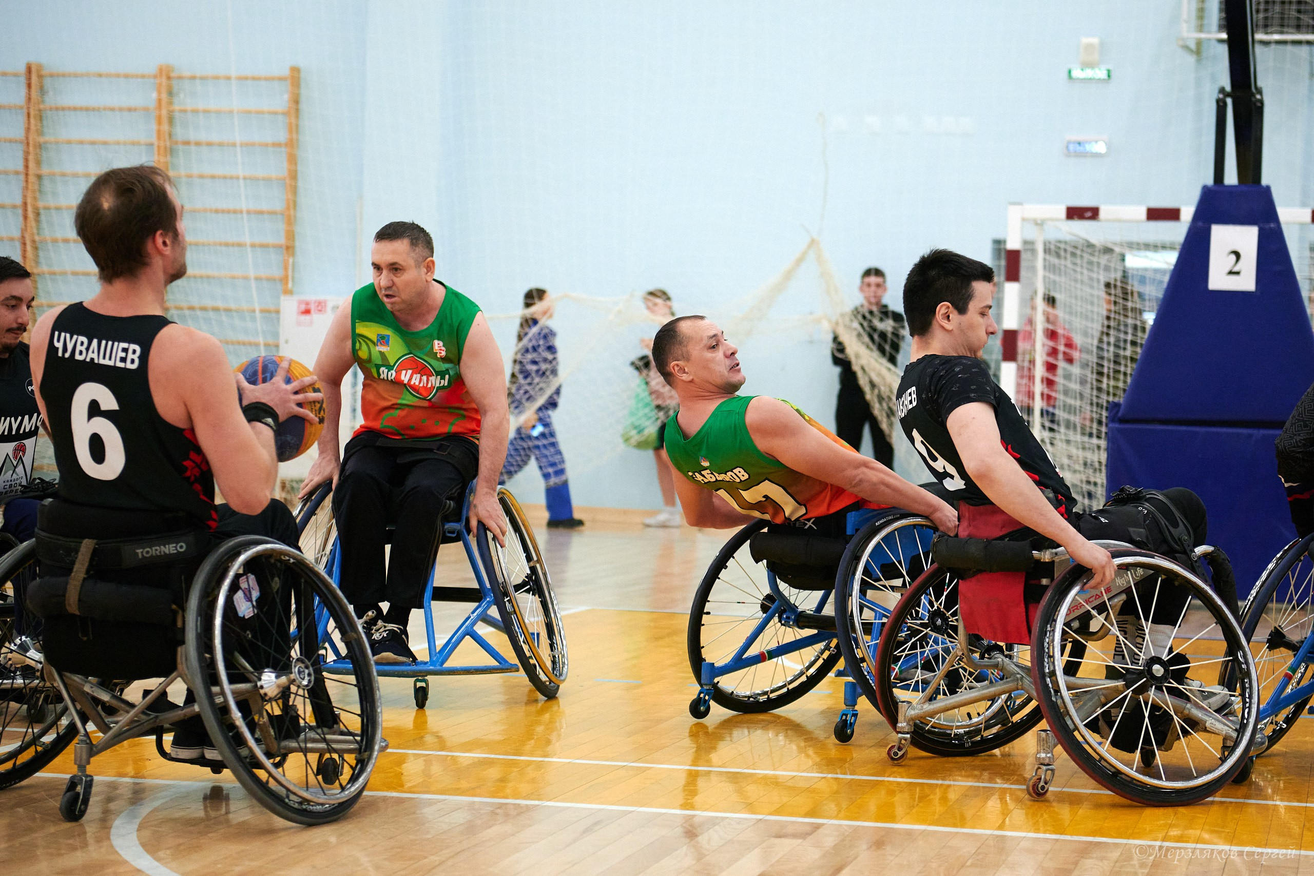X традиционный Рождественский турнир по баскетболу на колясках. Ижевск. Спортивный репортажный фотограф в Ижевске Сергей Мерзляков