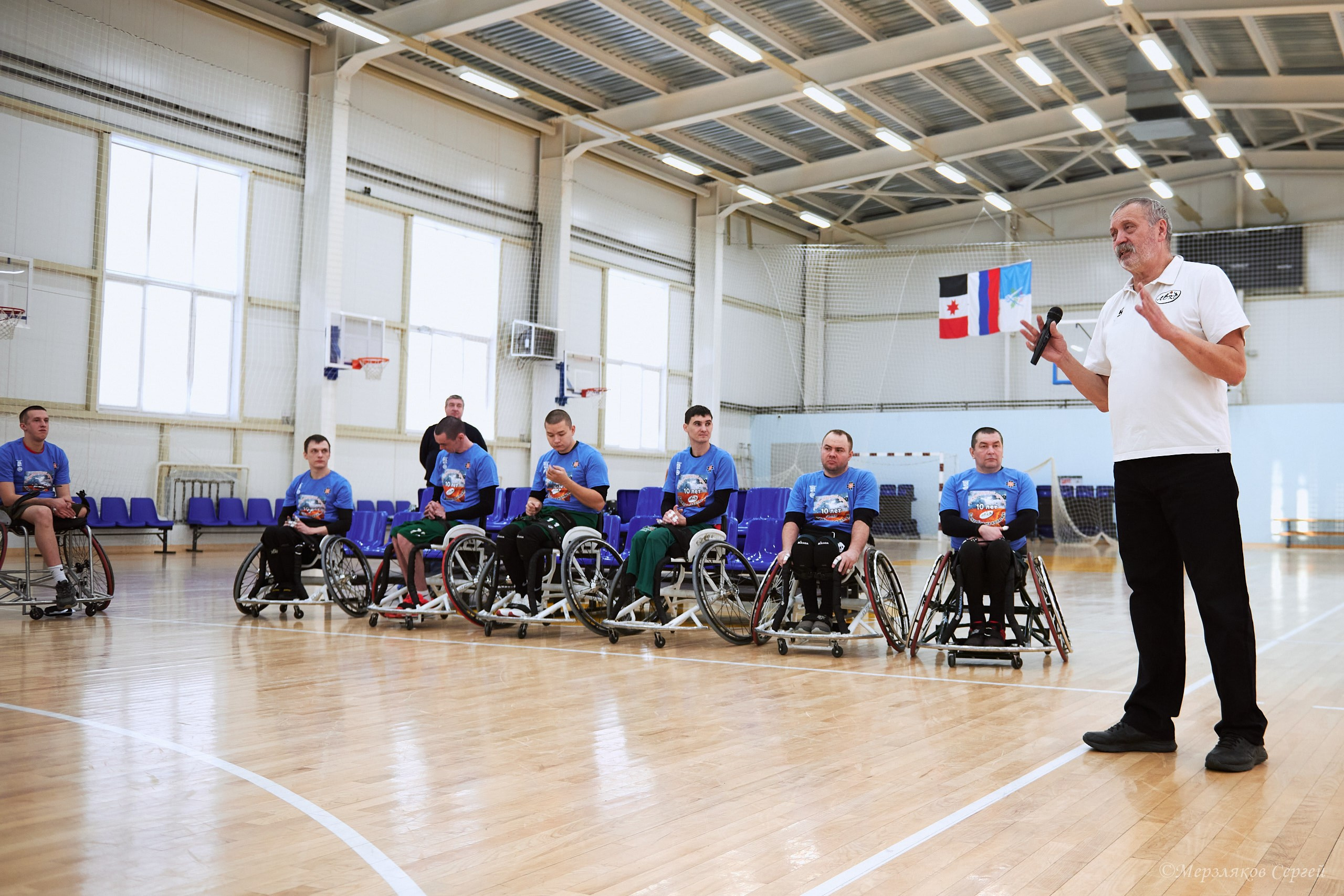 X традиционный Рождественский турнир по баскетболу на колясках. Ижевск. Спортивный репортажный фотограф в Ижевске Сергей Мерзляков