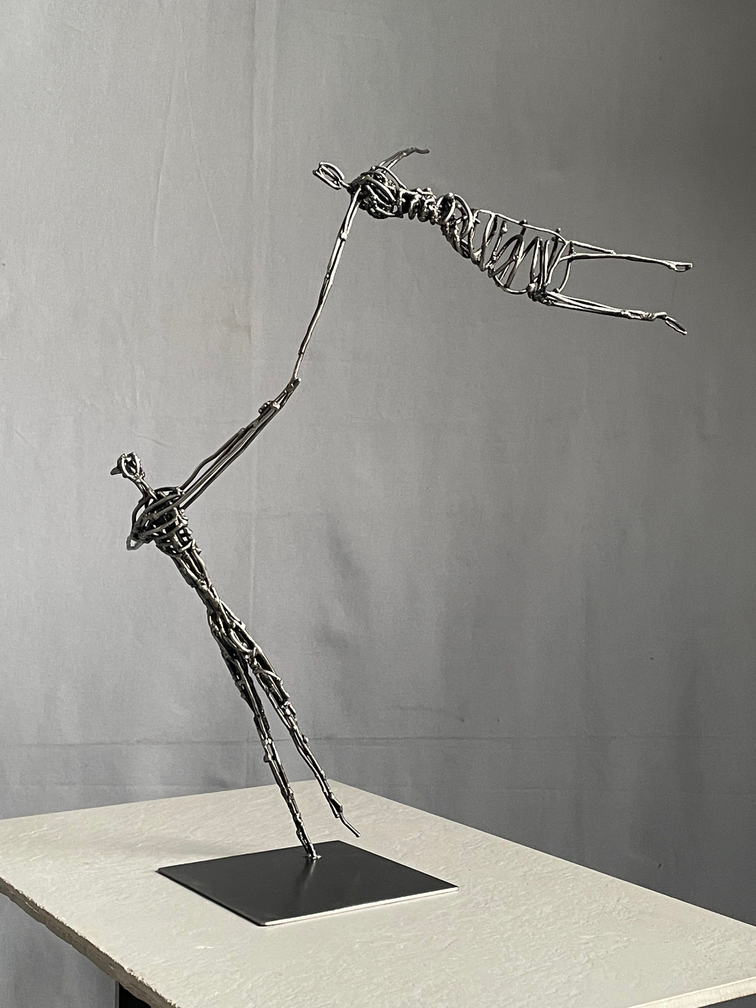 Прогулка / омаж Шагалу Марку Захаровичу _ 2023. Художник — скульптор Антонина Фатхуллина