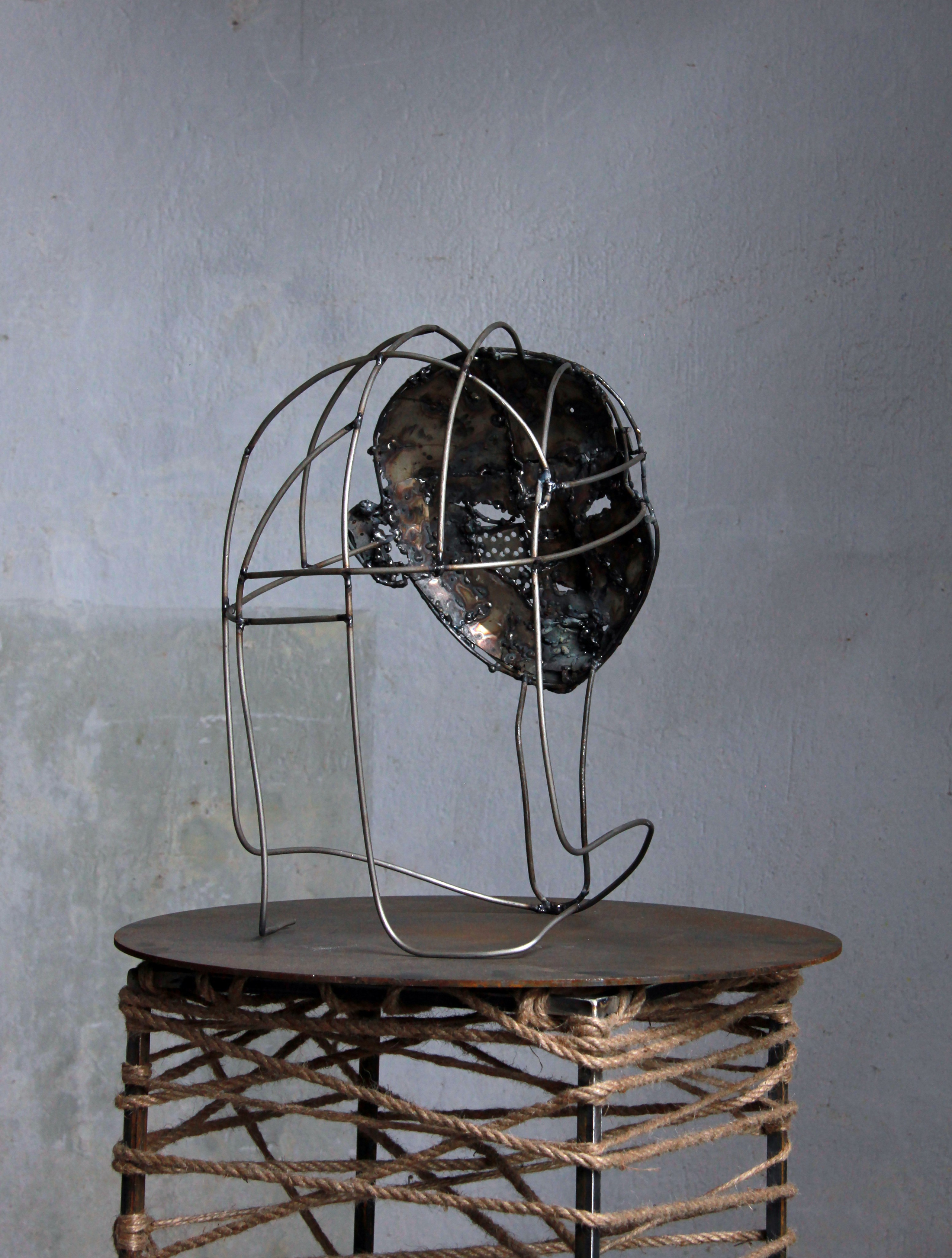 Железная маска / iron mask. Художник — скульптор Антонина Фатхуллина