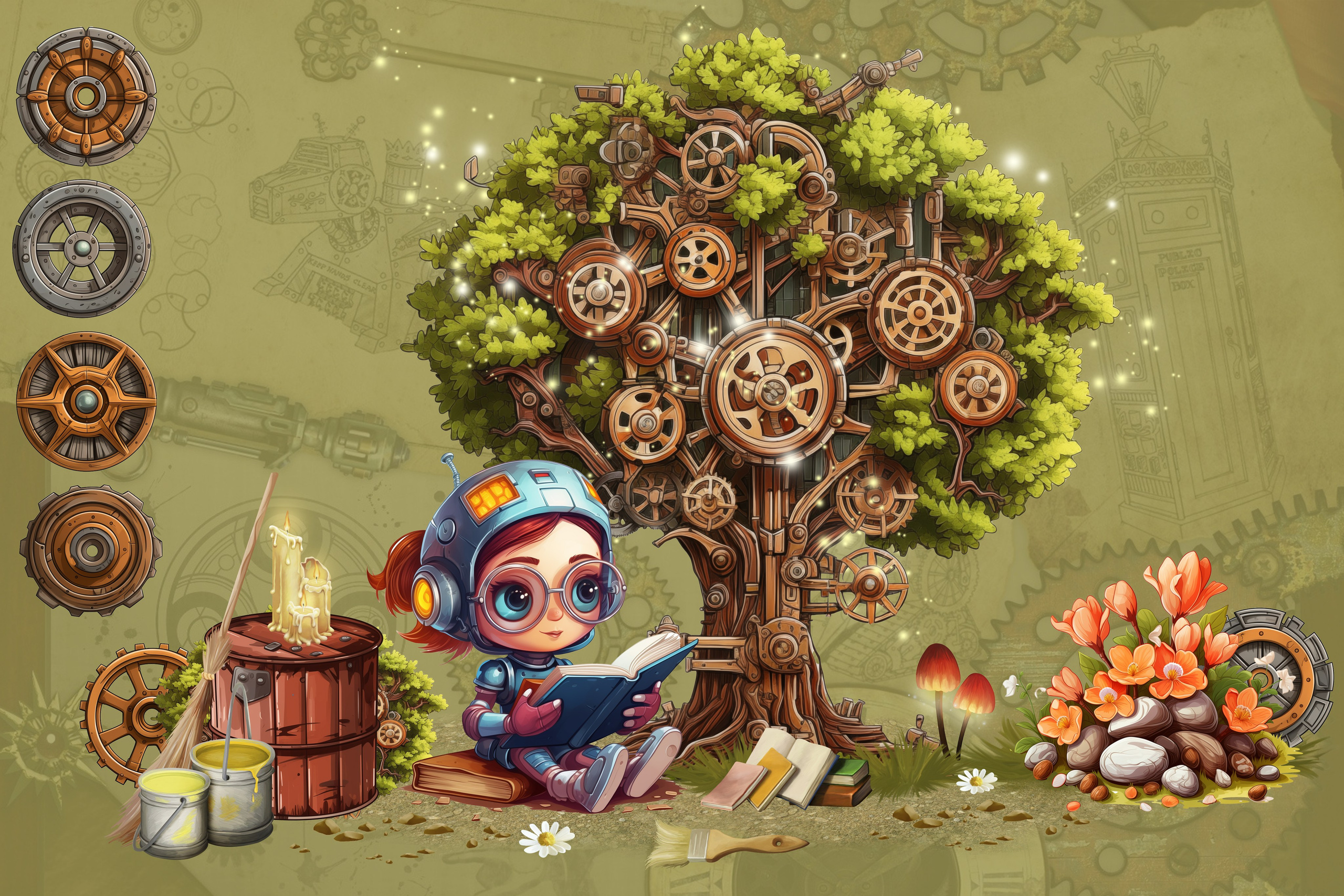 Дизайн «Роботы-Космонавты». Выпускные Альбомы и Фотосессии п. Кавалерово