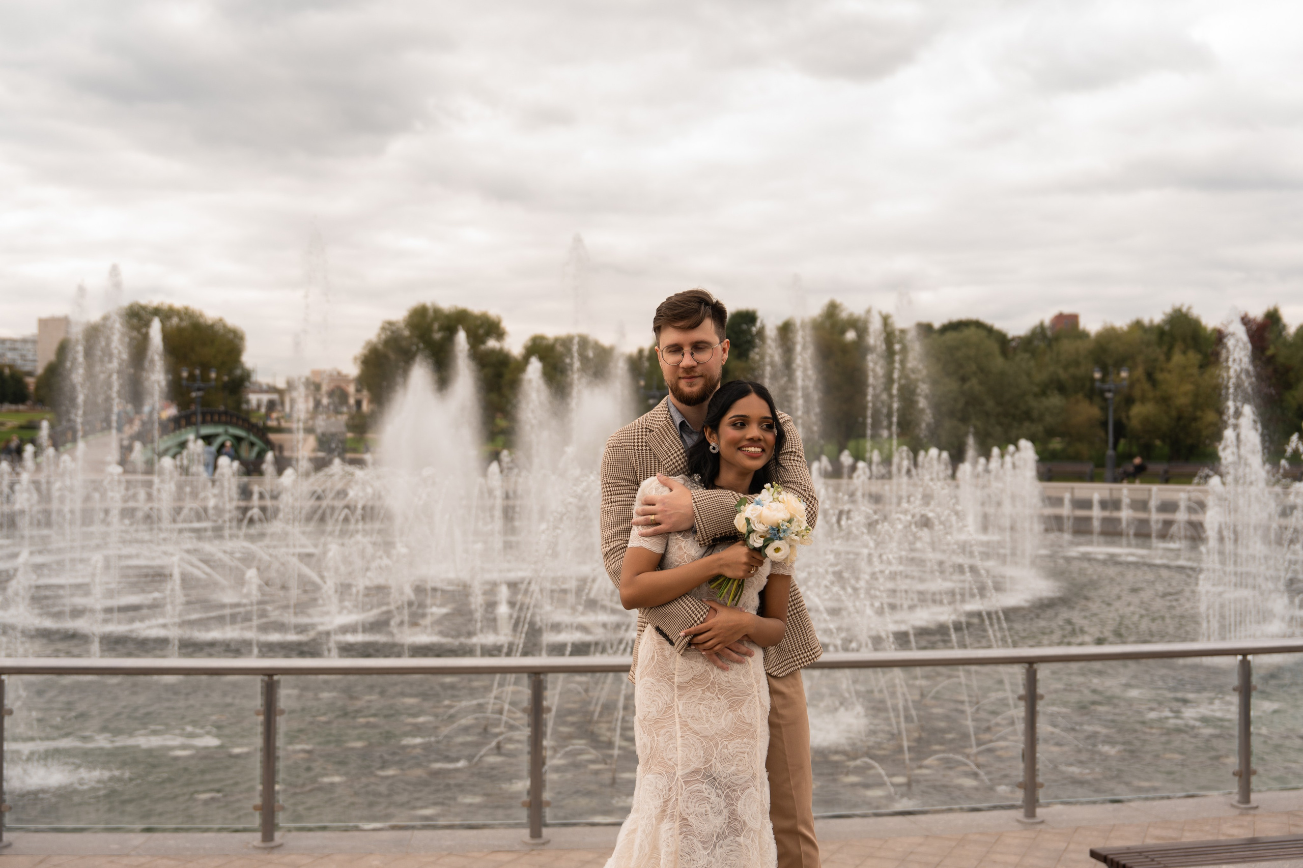 Максим и Харша, Царицыно. Свадебный фотограф в Москве Анна Полушина