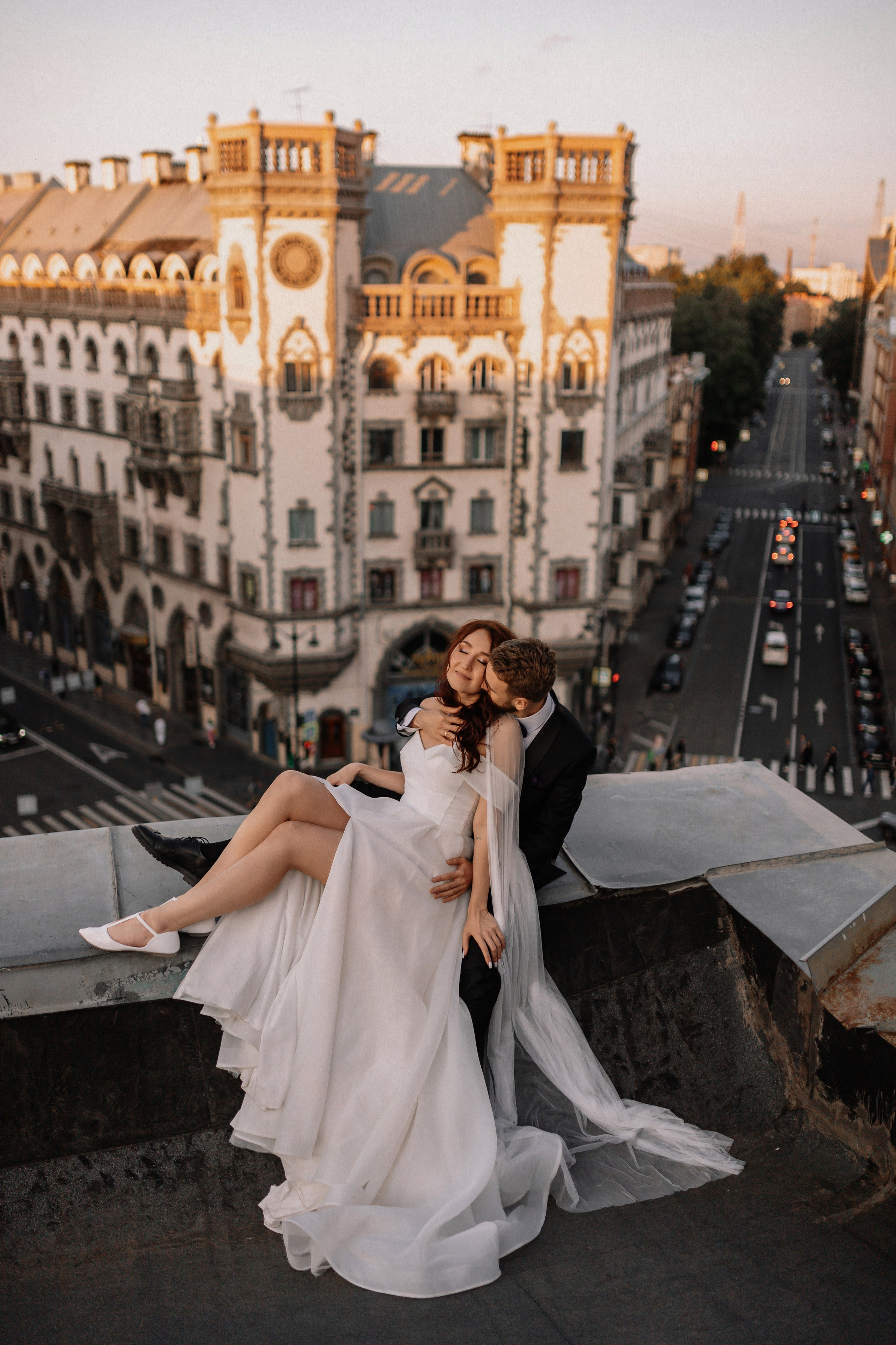 Крыша Петроградки. Николь — ваш любимый фотограф в Санкт-Петербурге