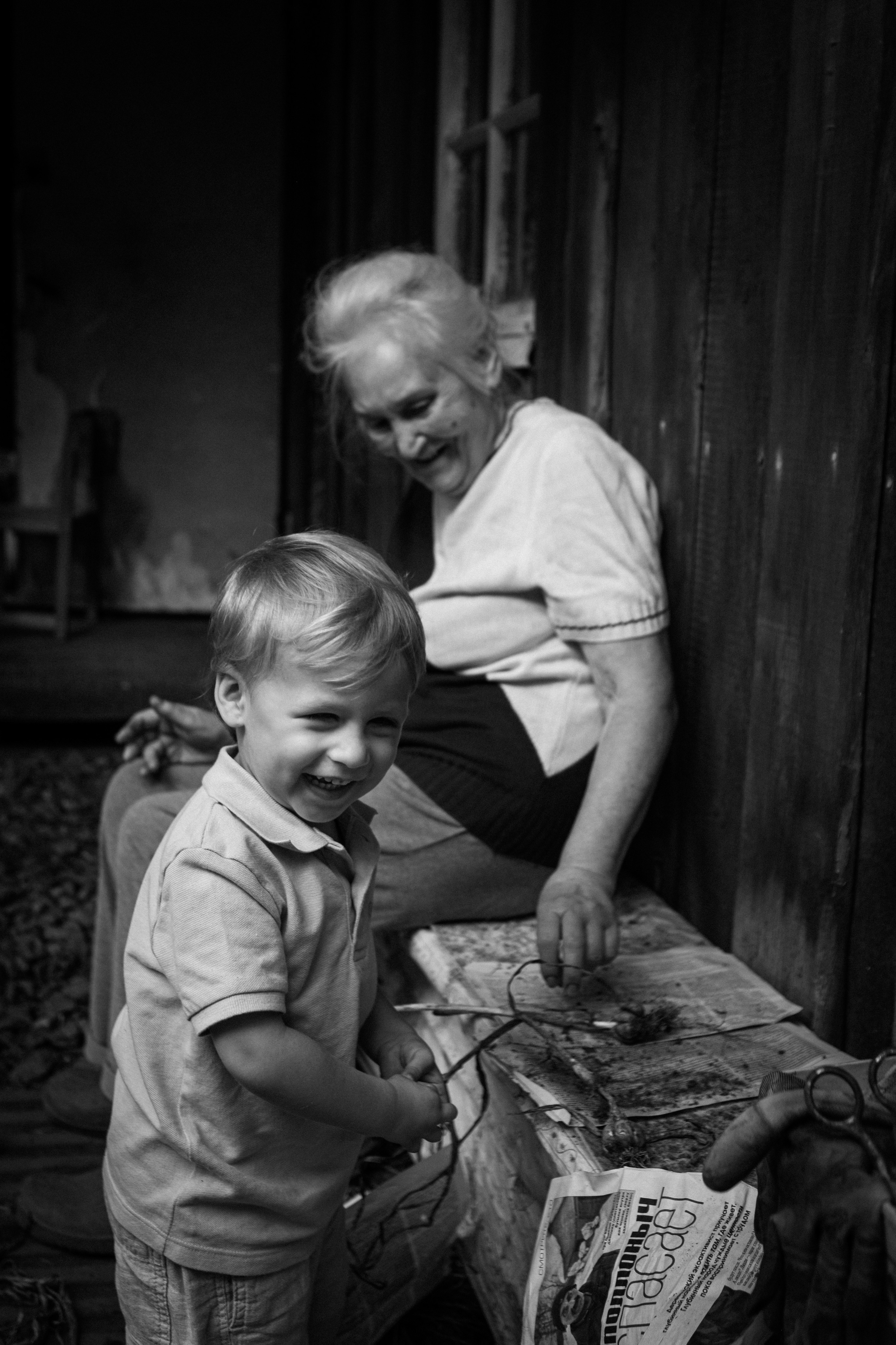Егорка, прабабушка и вся семья. Семейный фотограф в Санкт-Петербурге Дарья Косянчук