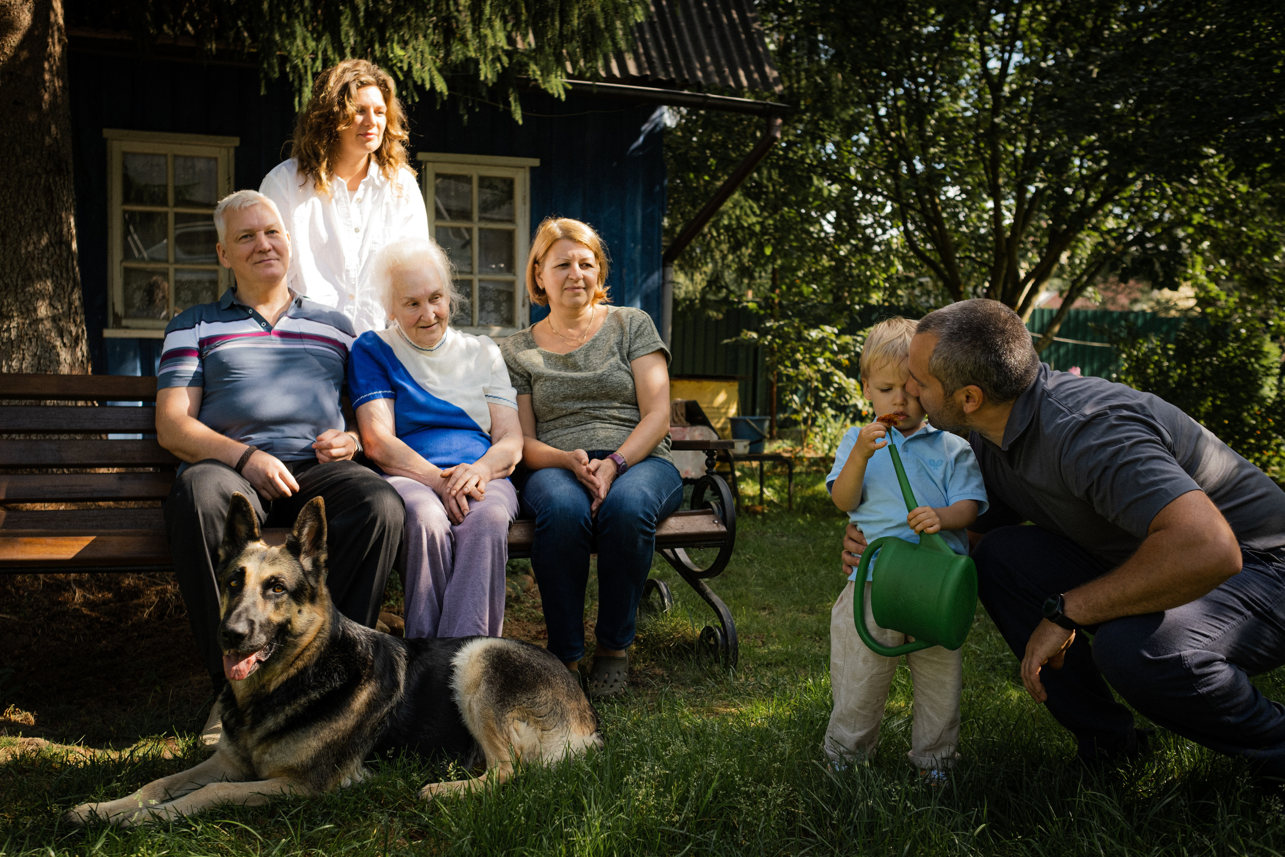 Егорка, прабабушка и вся семья. Семейный фотограф в Санкт-Петербурге Дарья Косянчук