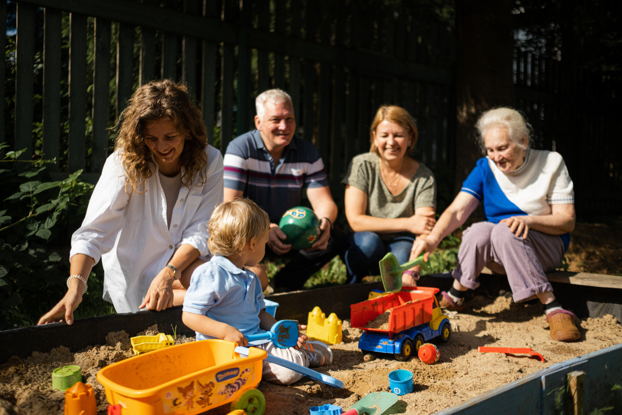 Егорка, прабабушка и вся семья. Семейный фотограф в Санкт-Петербурге Дарья Косянчук