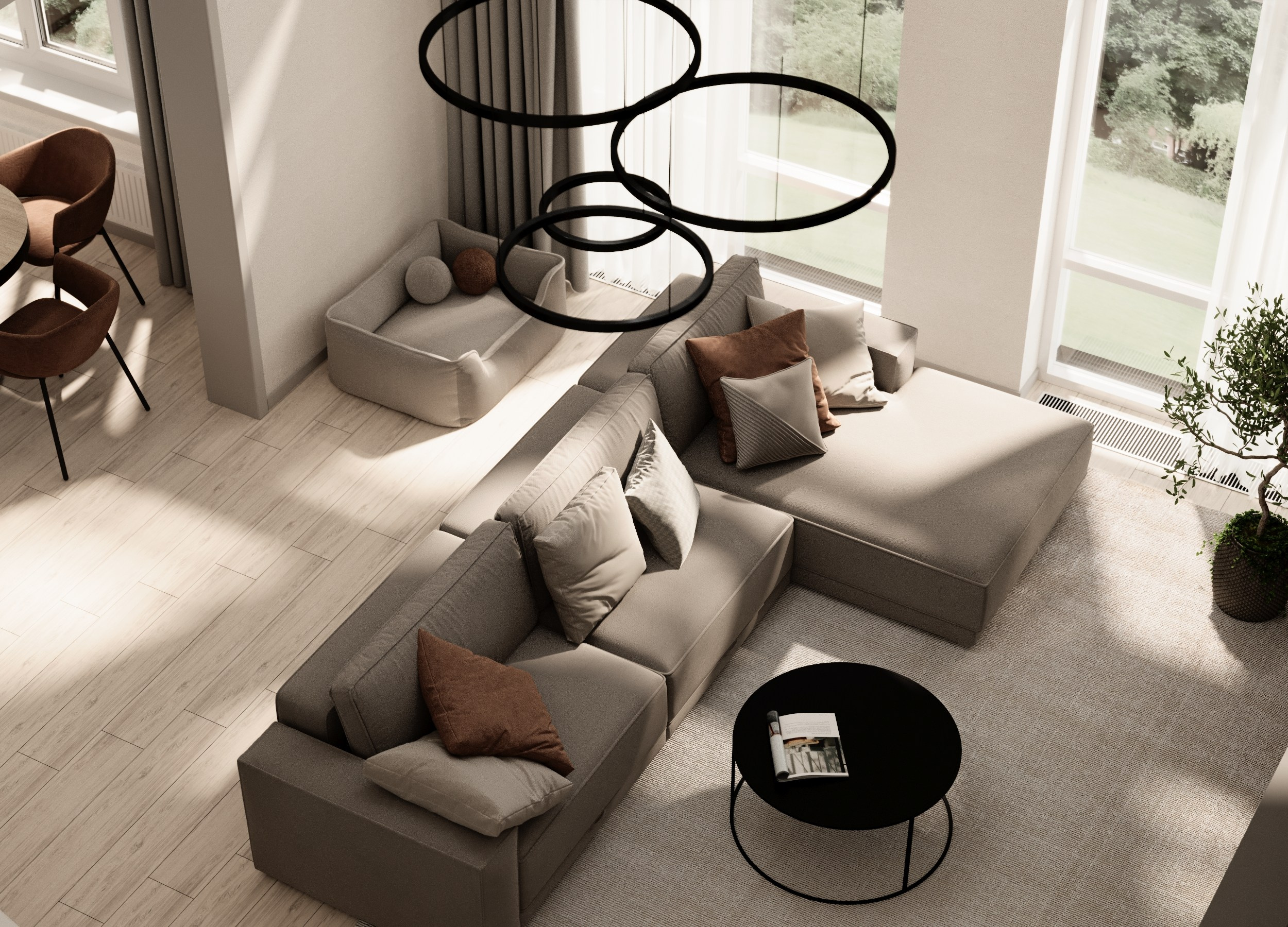 Дом Брайт парк 110 м². Дизайнер интерьера квартир и частных домов в Казани