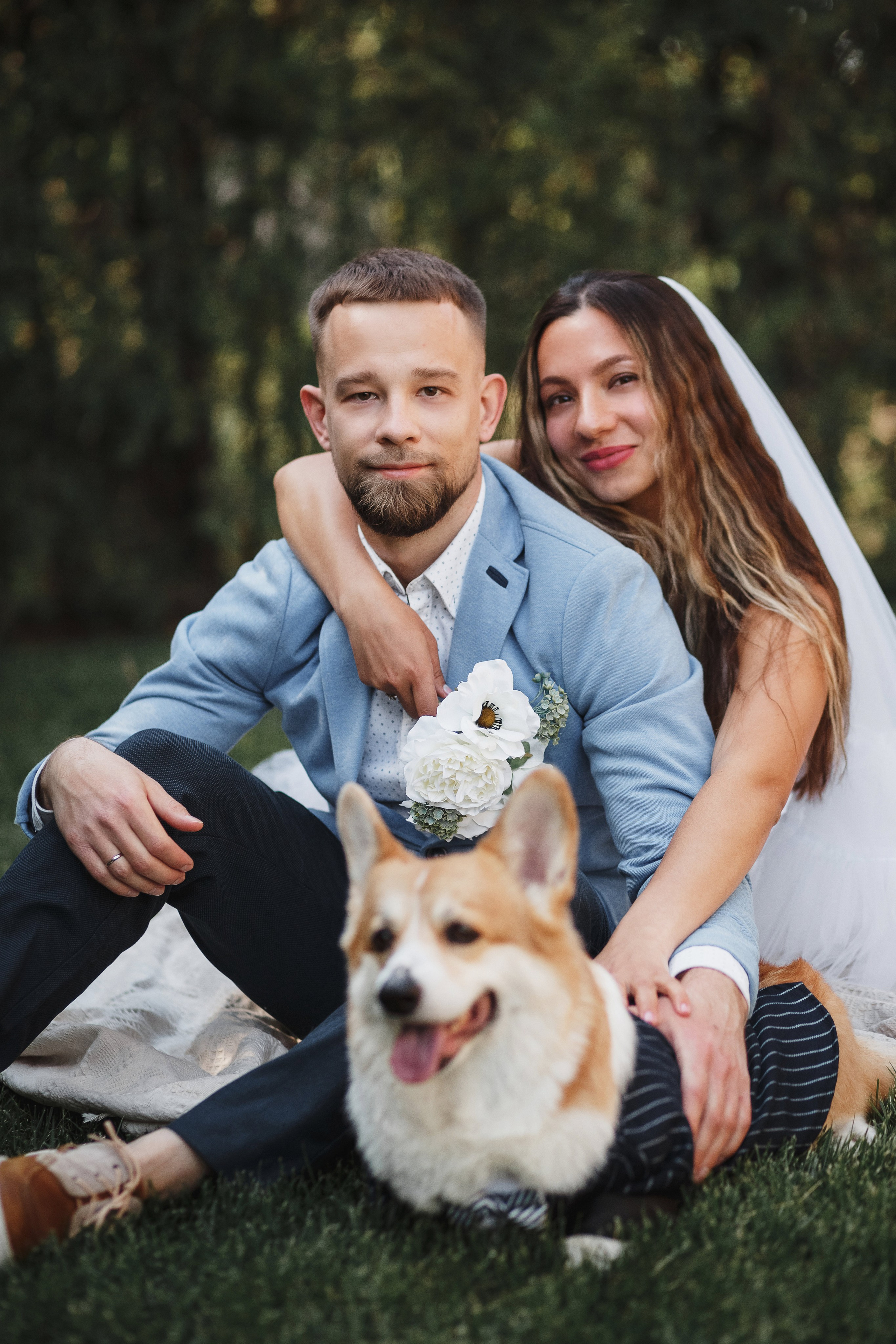 Фотосессия в Таганроге: Денис и Маша с их очаровательной собакой. Свадебный и семейный фотограф в Таганроге Бакарюк Антон