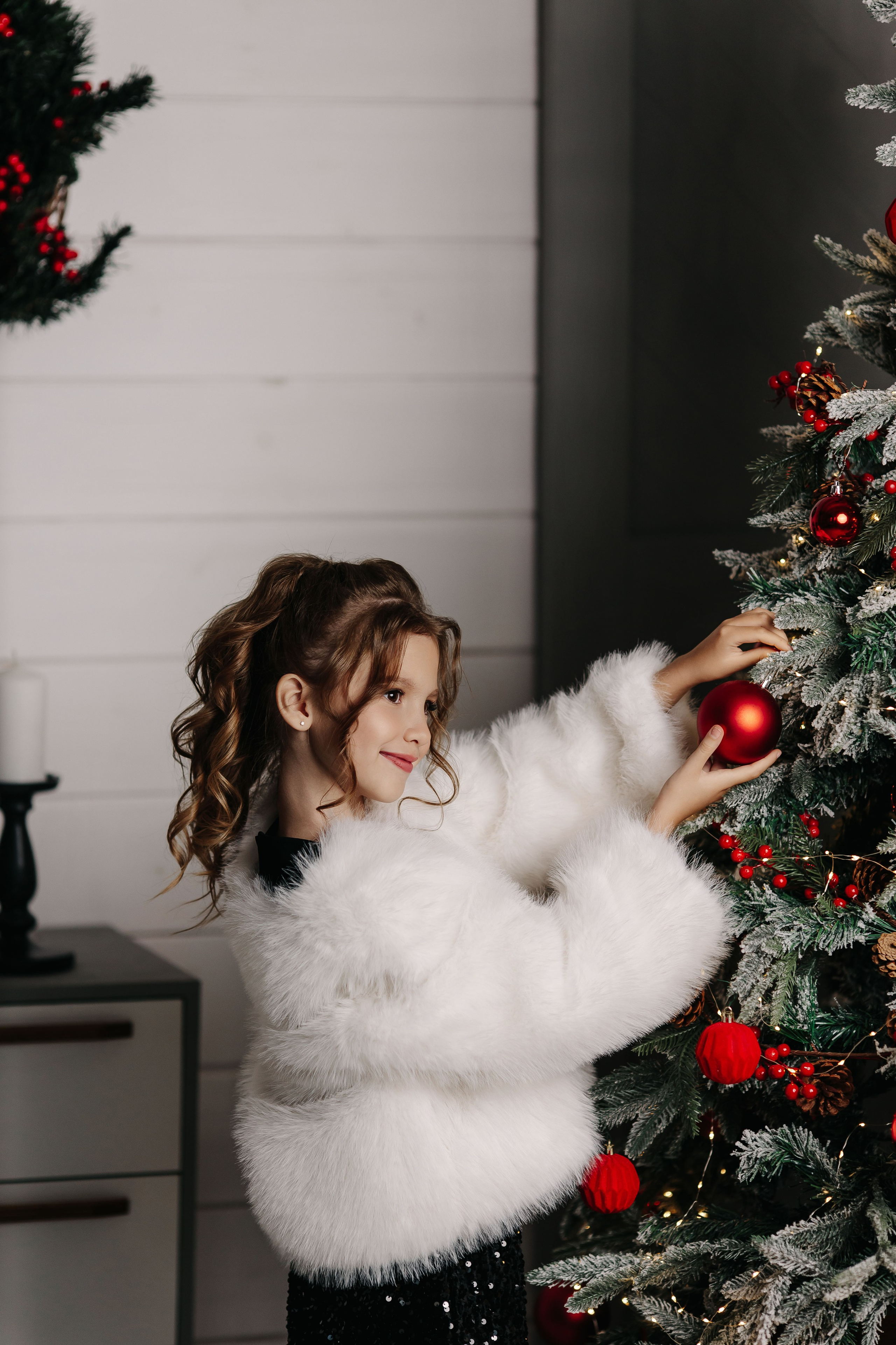 Новогодние портретики с Евой). Семейный и детский фотограф в Пскове и Санкт-Петербурге Яна Калинина