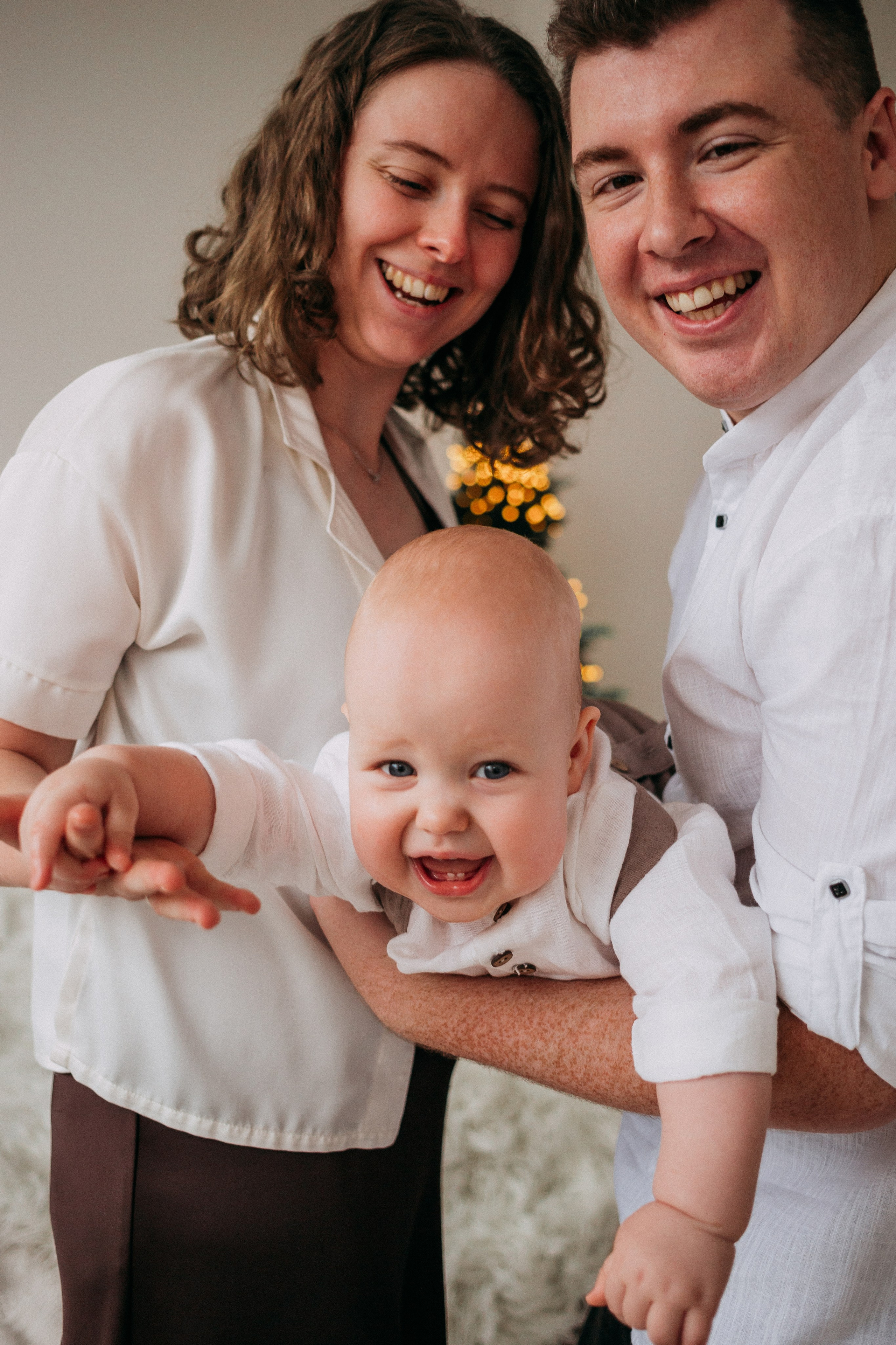 Семейная новогодняя фотосессия. Фотограф в Санкт-Петербурге Гарипова Валерия