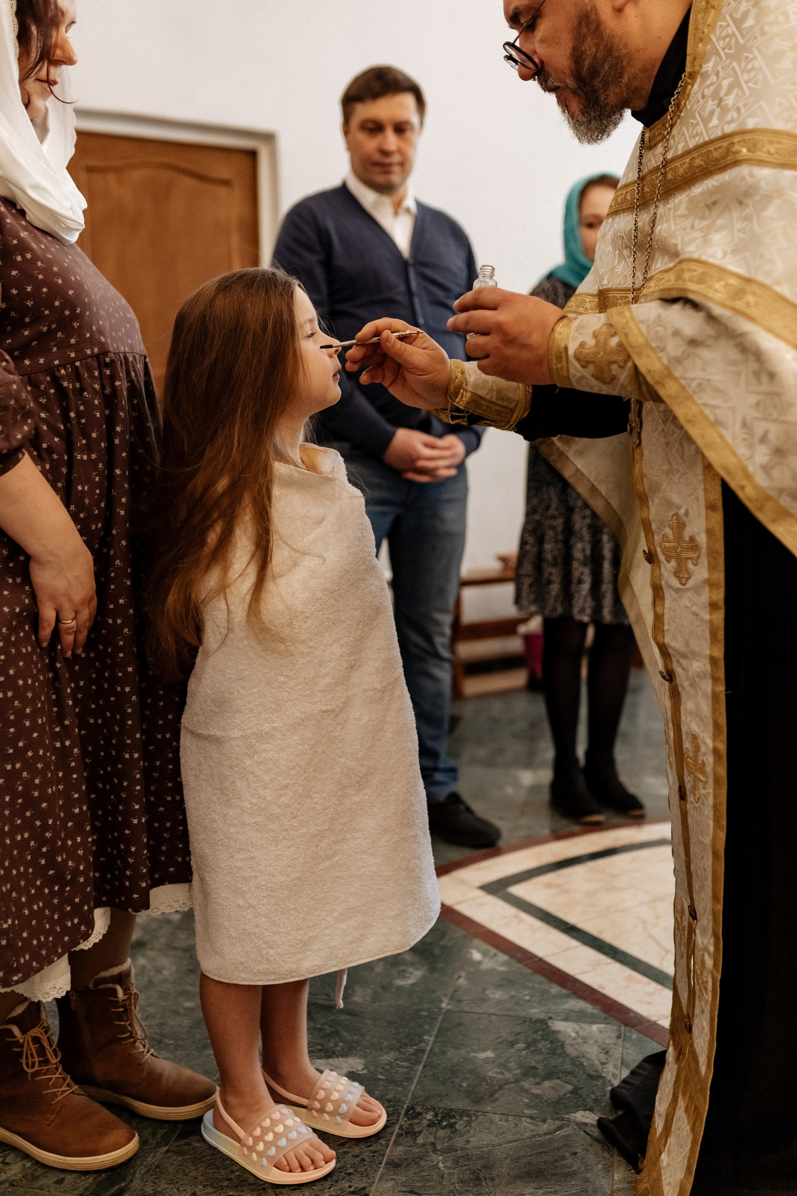 Крещение. Церковь иконы Божией Матери Живоносный Источник в Царицыно. Профессиональный фотограф, Москва |Видное Елена Елизарова