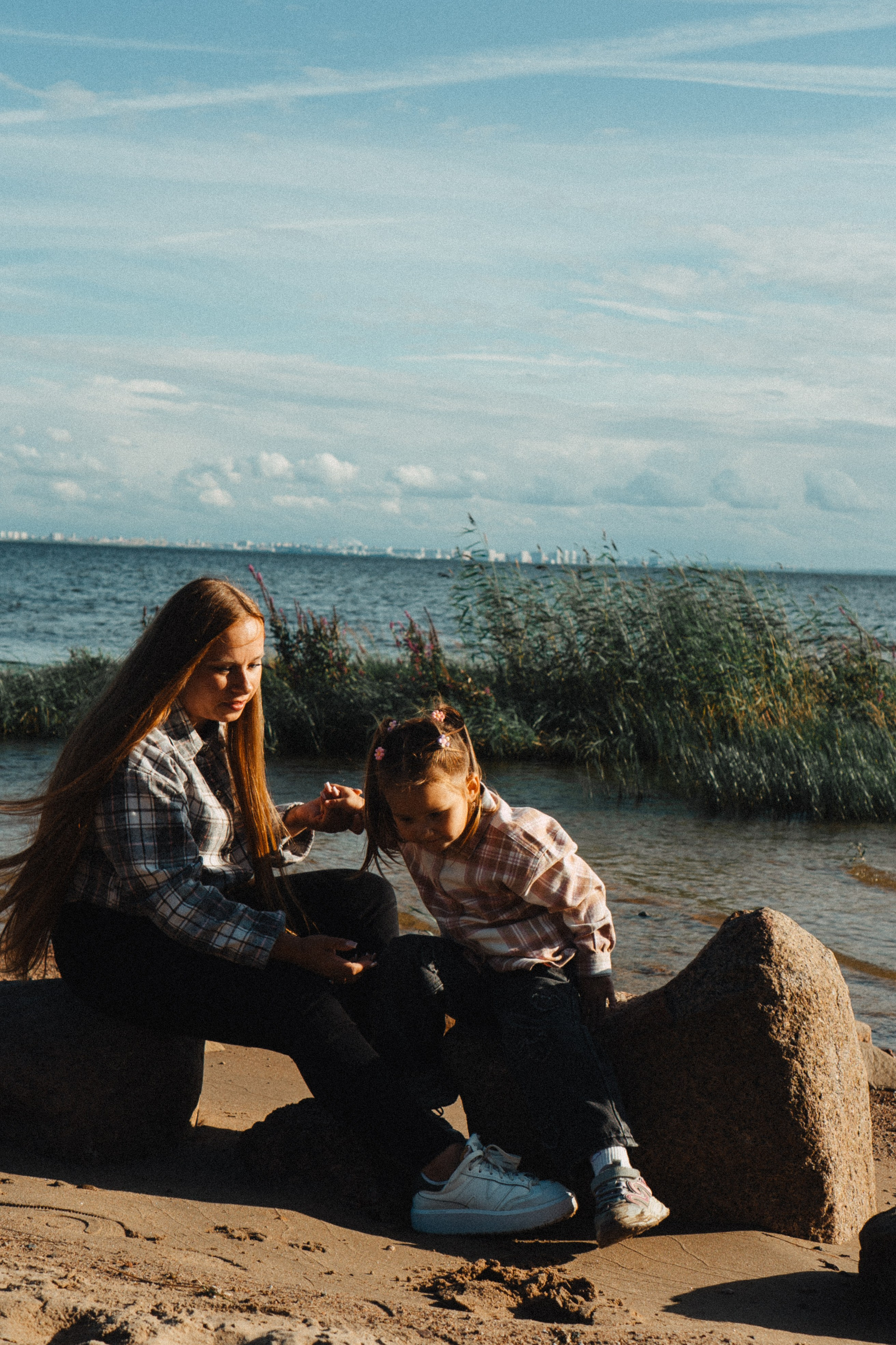МАМА И ДОЧКА НА ФИНСКОМ ЗАЛИВЕ. Профессиональный фотограф, Санкт-Петербург — Виктория Богомолова