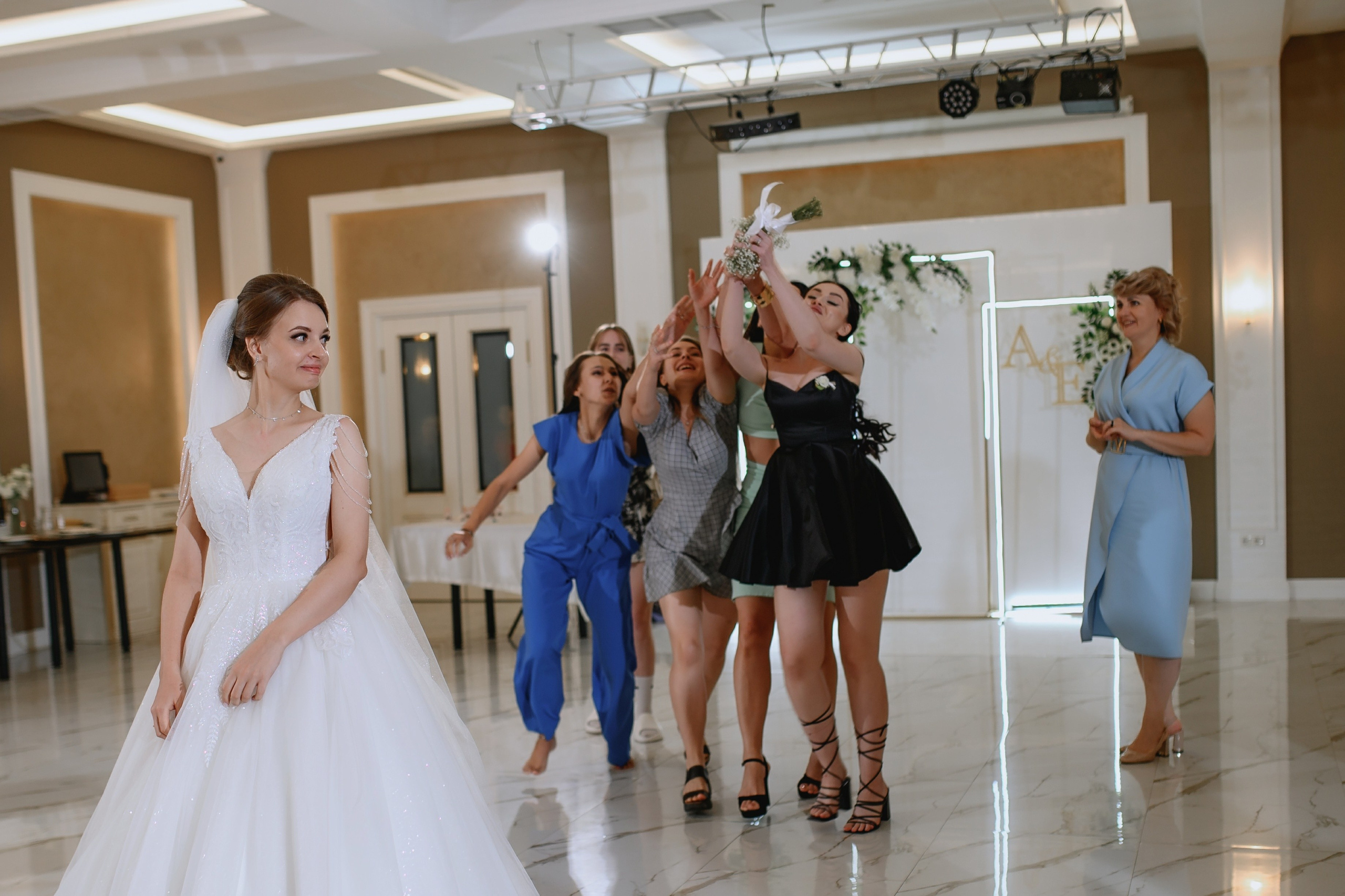 Репортажные моменты. Свадебный банкет. Фотограф Котова Валентина