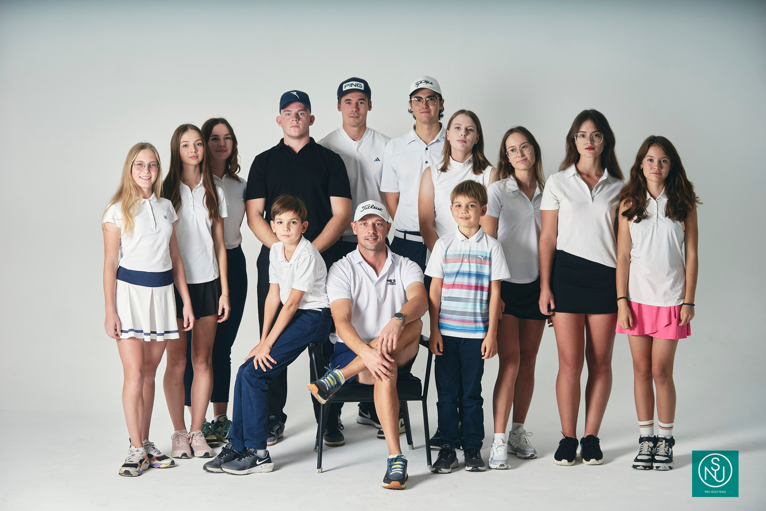 NSU съемка команды 2024. Академия гольфа NSU в Москве. Тренировки по гольфу для детей и взрослых, тренировки для новичков