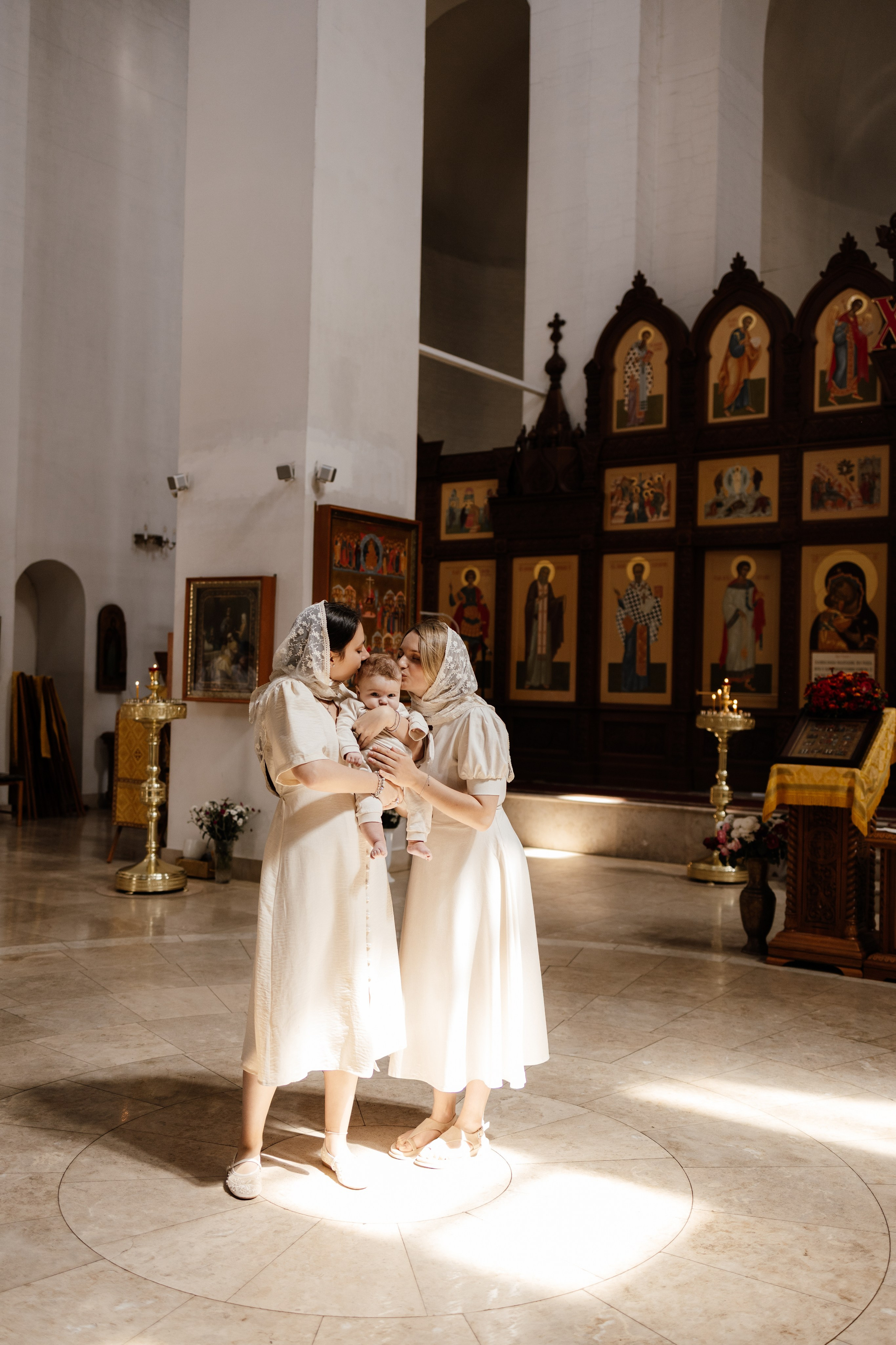 Таинство Крещения Саши. Фотограф новорождённых Newborn Москва