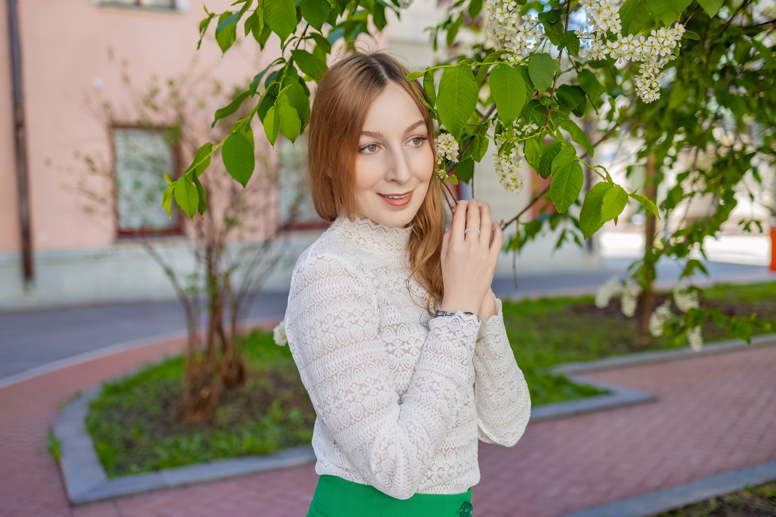 Весенняя прогулка с Еленой по Патриаршим. Репортажный, семейный и студийный фотограф в Москве Демин Алексей