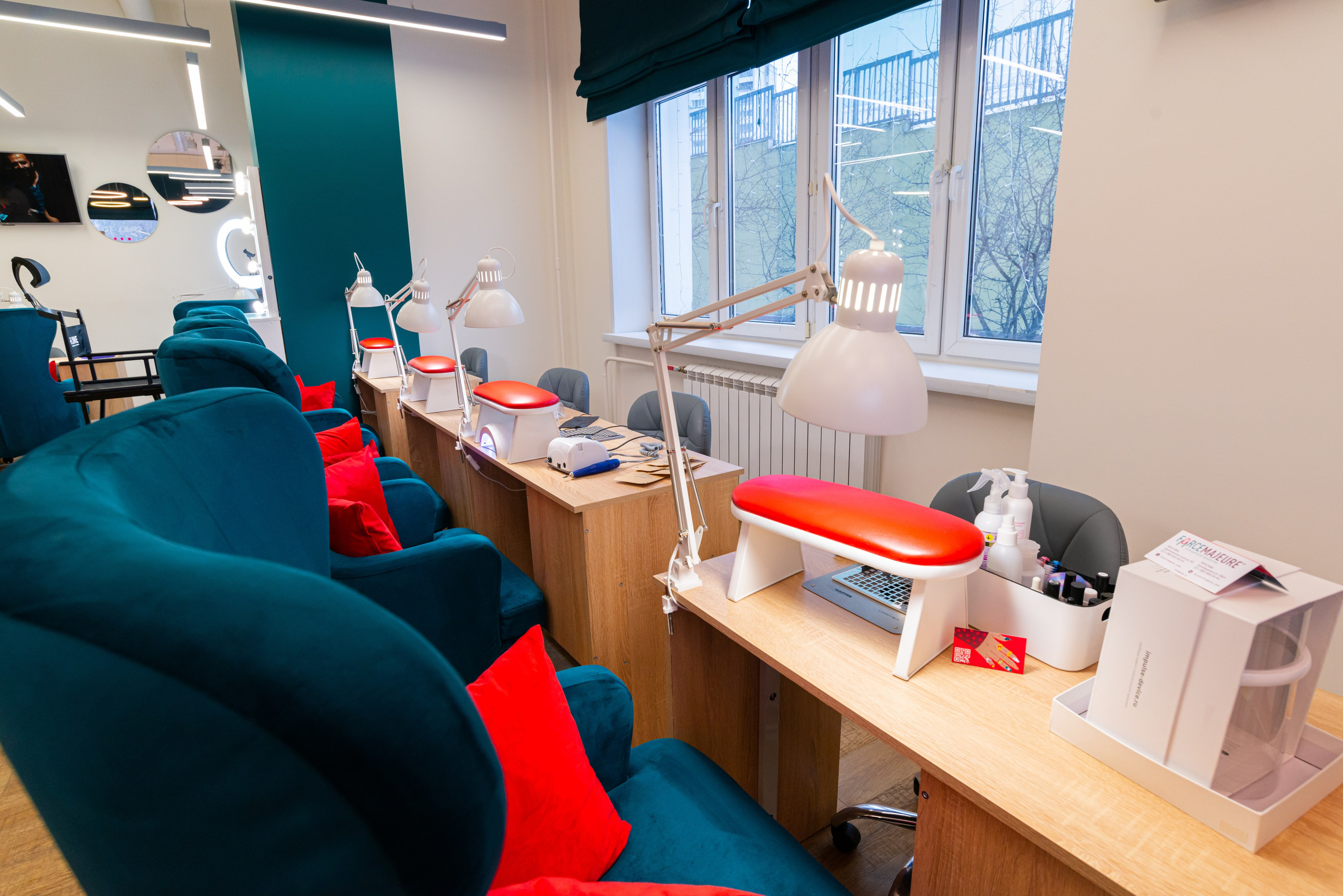 Интерьерная фотосъёмка салонов красоты Force Majeure. Репортажный и персональный фотограф в Москве