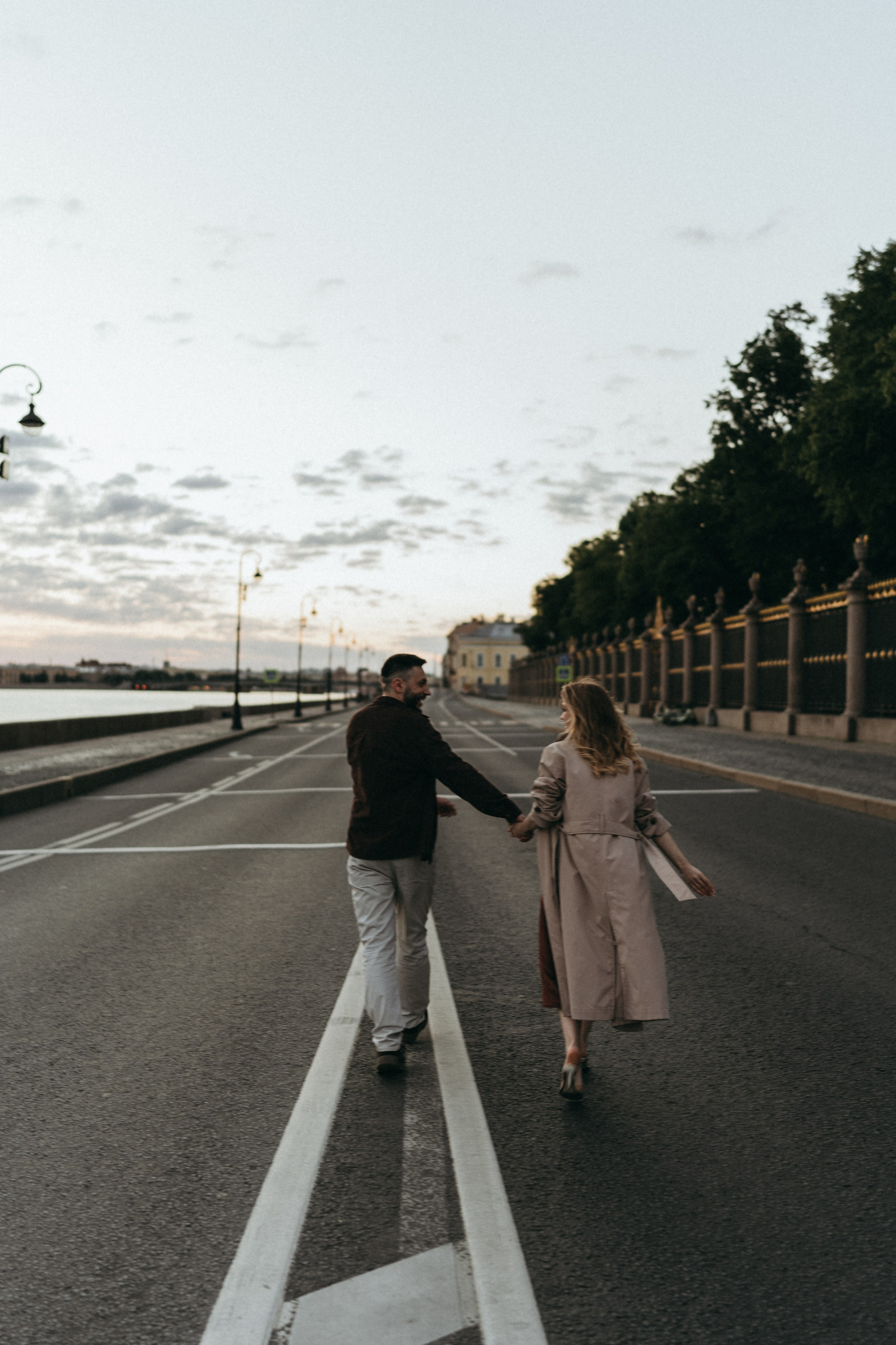 Максим и Настя / Разводные мосты. Фотограф в Санкт-Петербурге — Лучина Екатерина