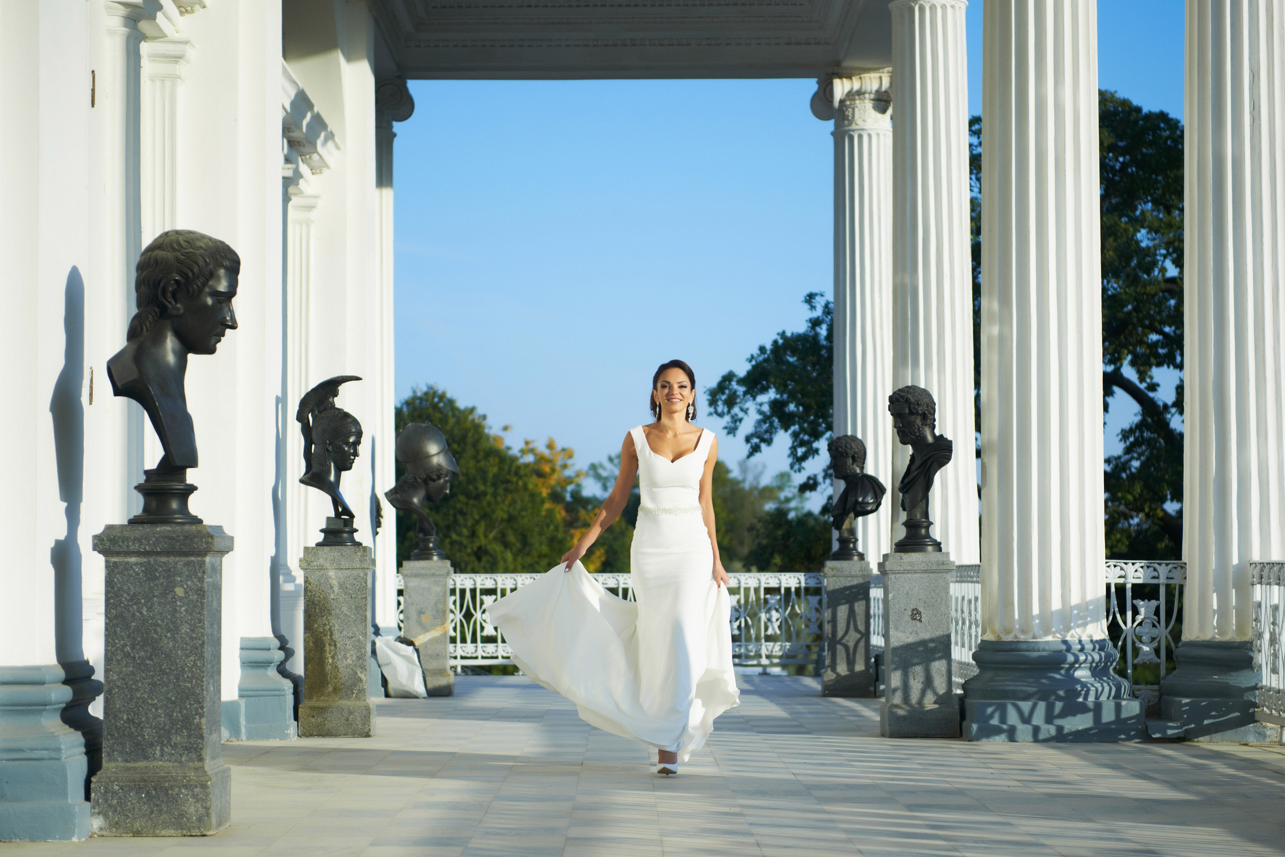 Максим и Наталья (свадебная фотосессия в Пушкине в Екатерининском парке). Портретный, семейный и свадебный фотограф в Санкт-Петербурге и в Пушкине Ширяев Денис