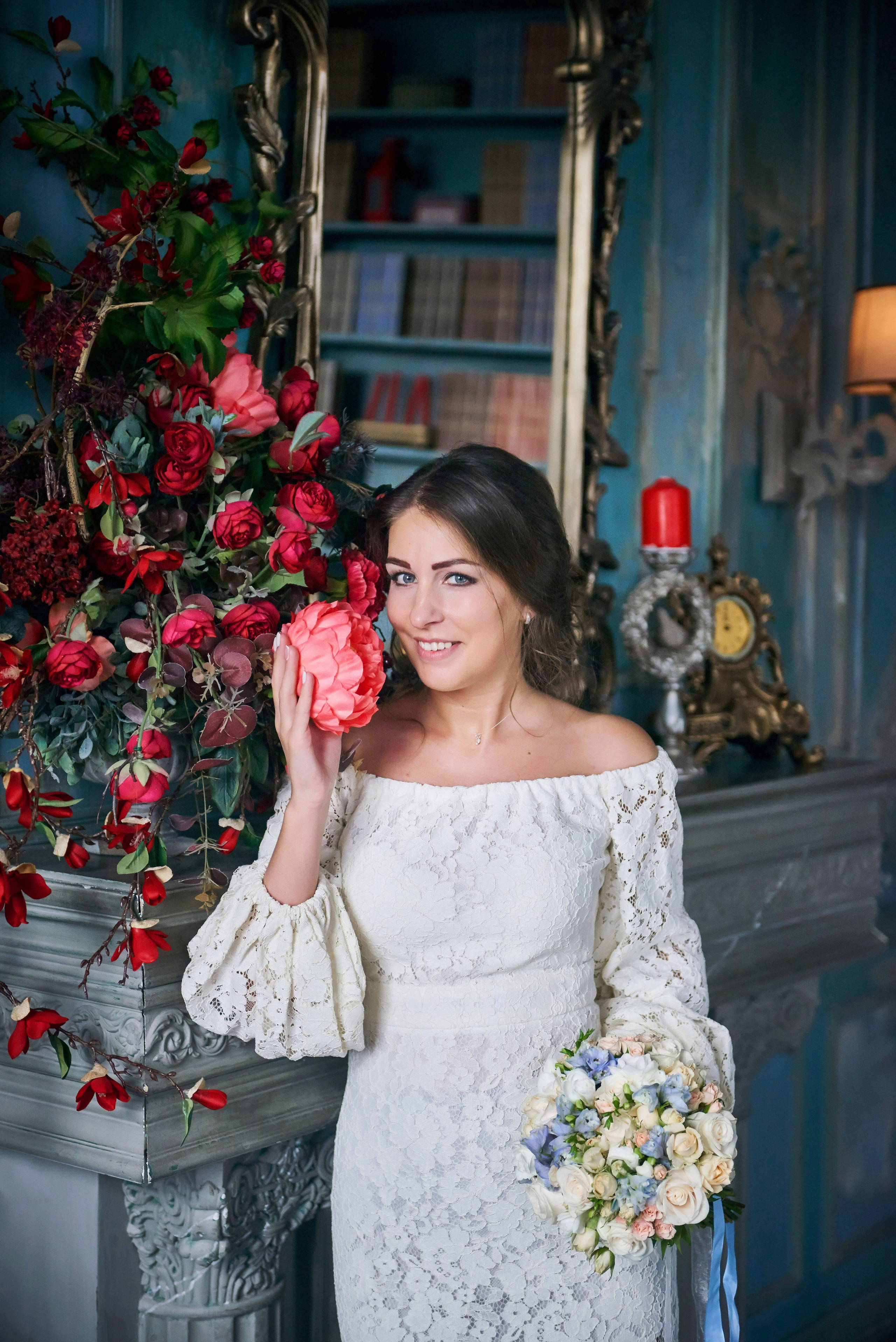 Свадебная фотосессия в студии. Портретный, семейный и свадебный фотограф в Санкт-Петербурге и в Пушкине Ширяев Денис