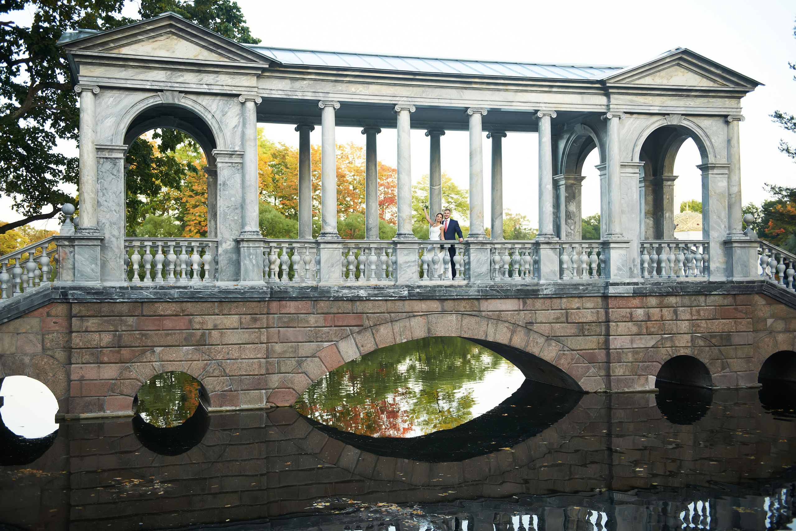 Максим и Наталья (свадебная фотосессия в Пушкине в Екатерининском парке). Портретный, семейный и свадебный фотограф в Санкт-Петербурге и в Пушкине Ширяев Денис