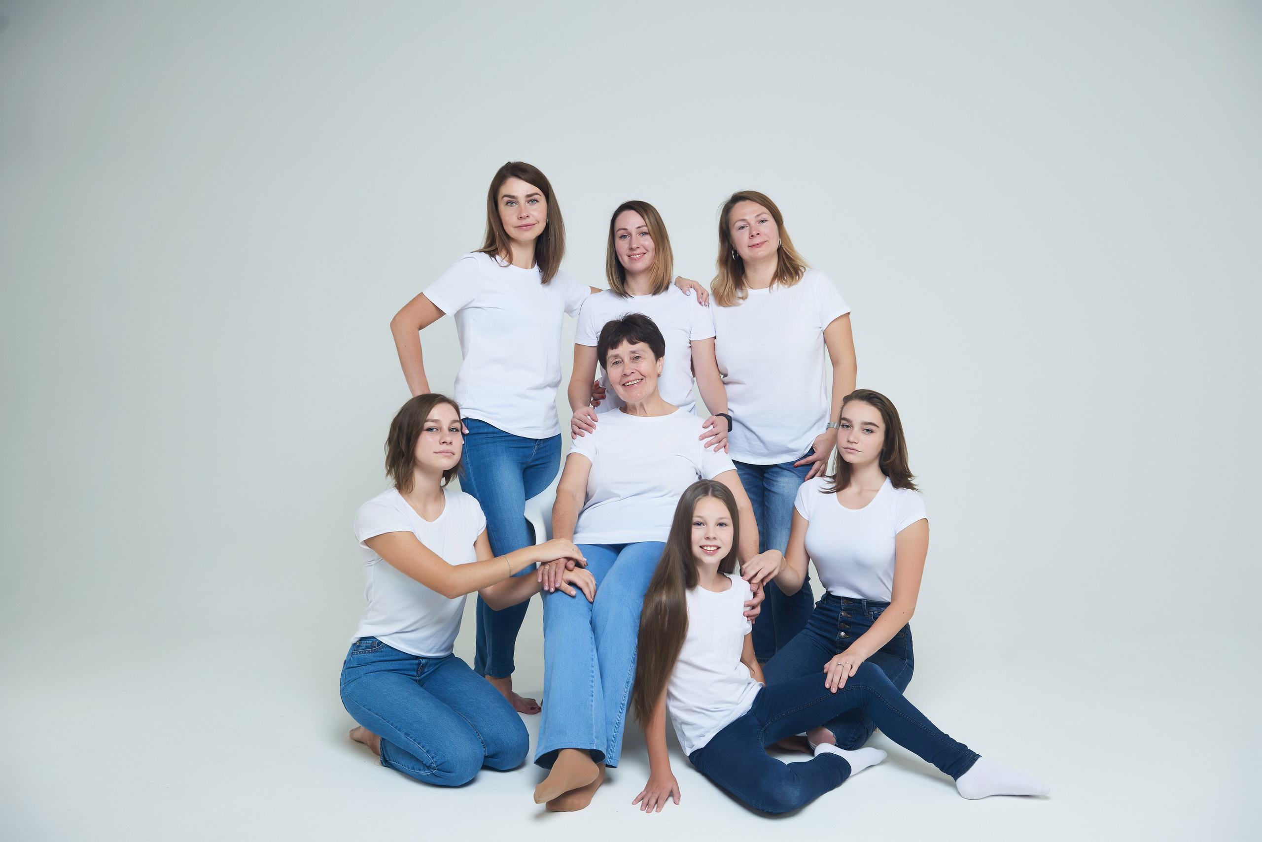 Фотосессия большой семьи. Портретный, семейный и свадебный фотограф в Санкт-Петербурге и в Пушкине Ширяев Денис