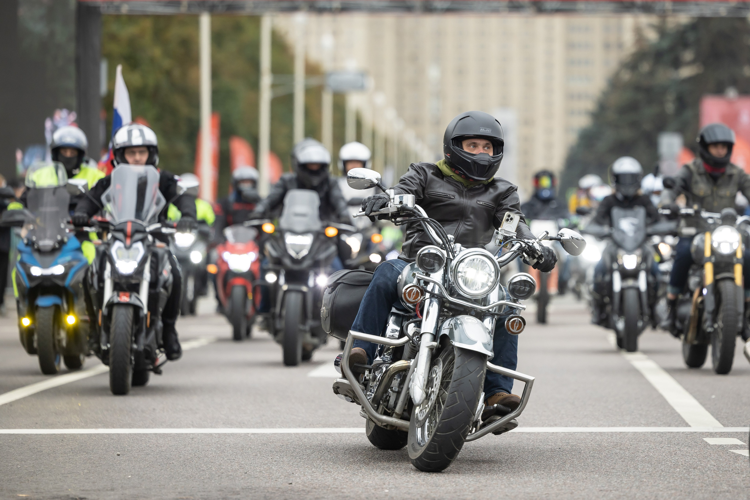 13-й Московский Мотофестиваль. Фотограф Владимир Охрименко