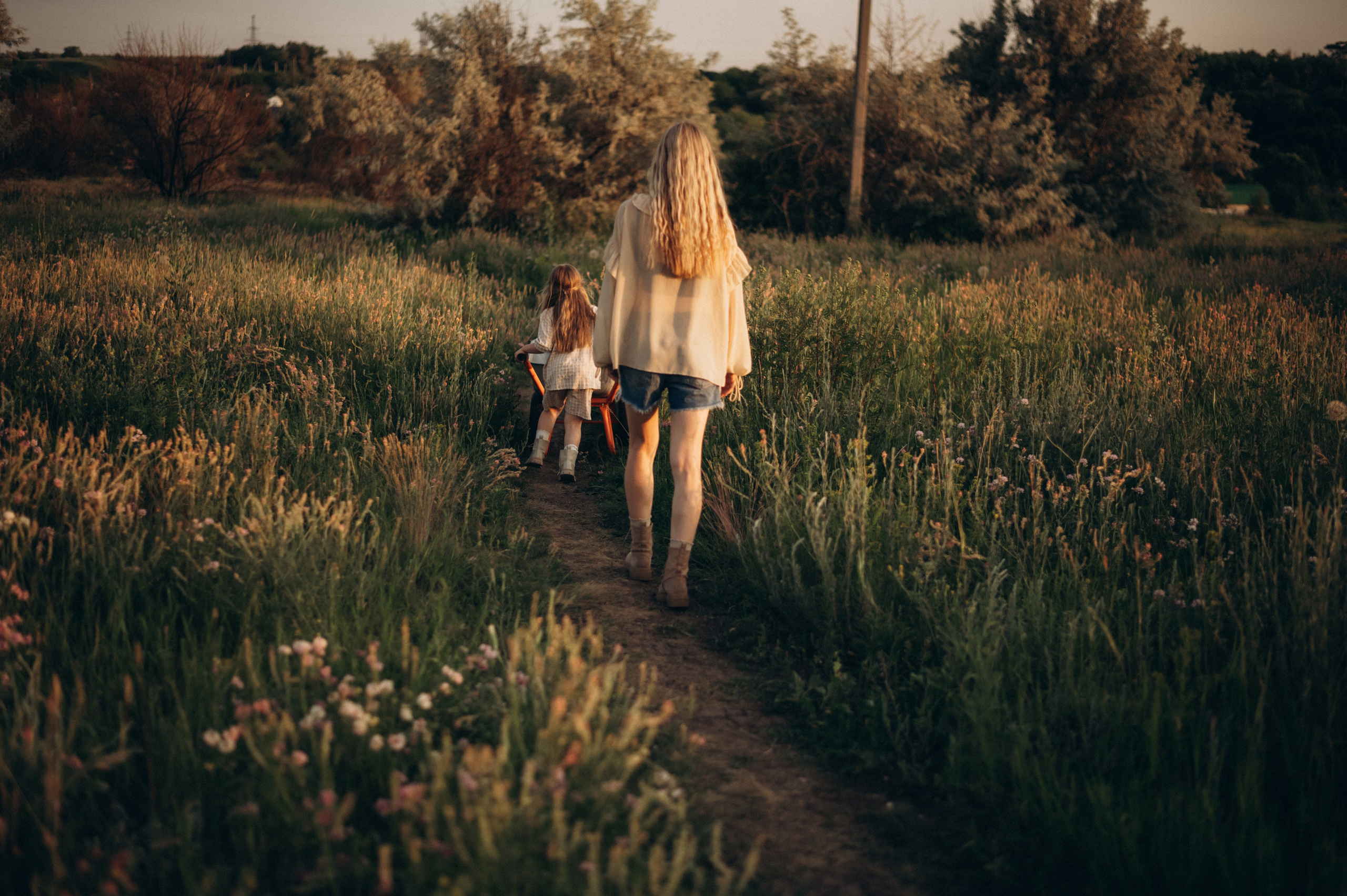 Летний вечер в деревне. Фотограф Мария Стрелкова
