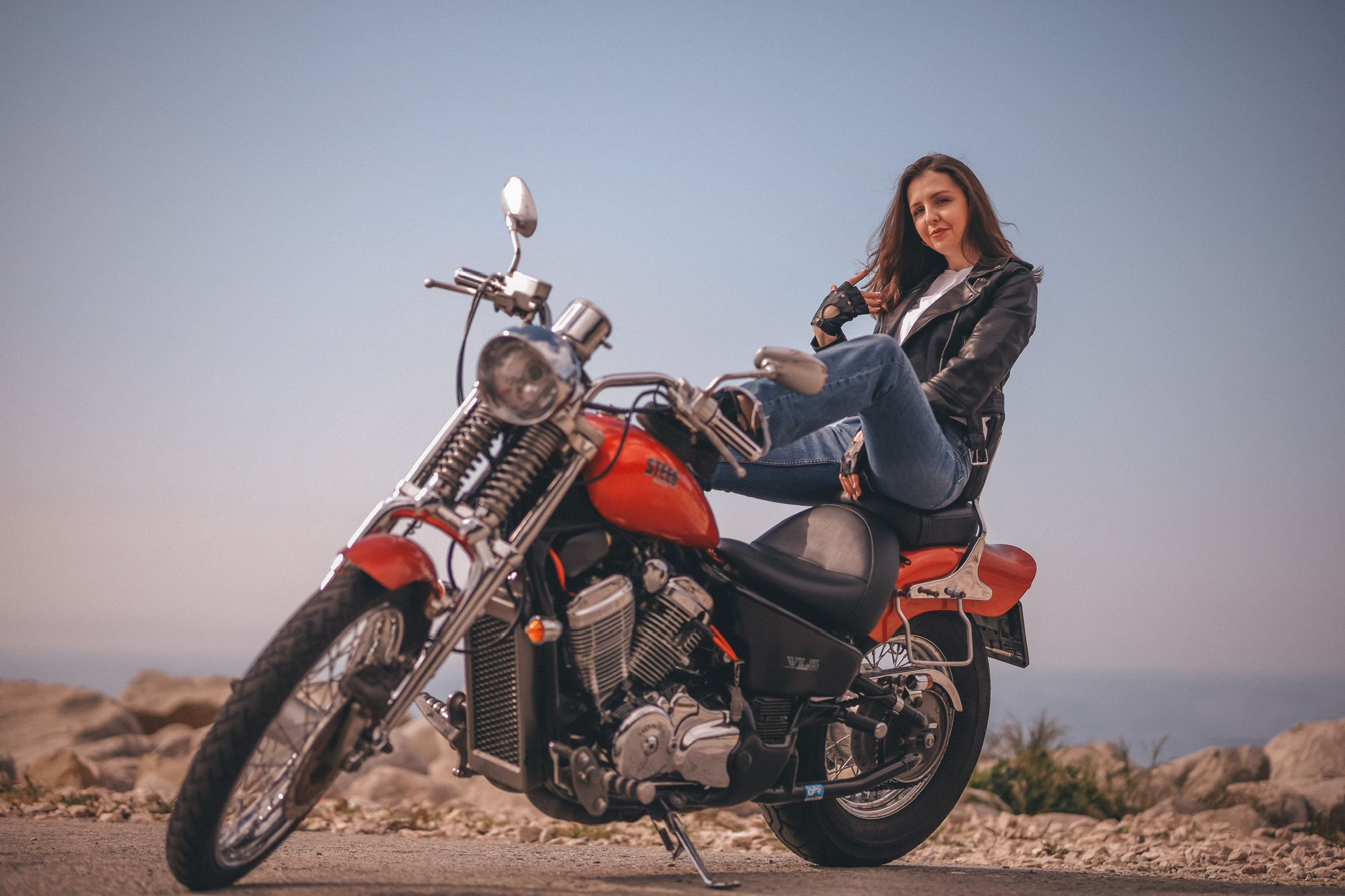 Прекрасная мечта о фотосессии с байком. Женская фотография|Ялта