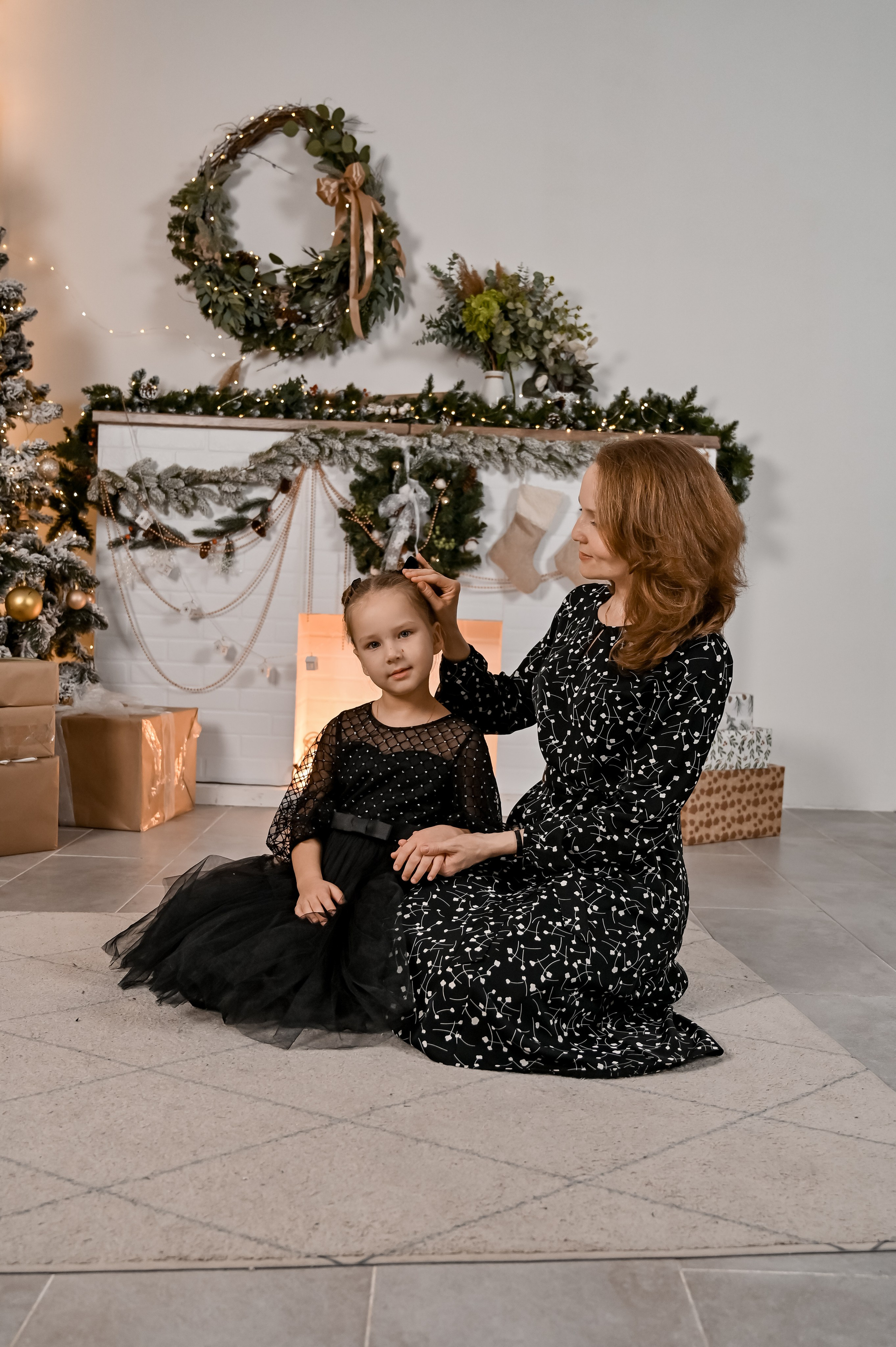 Новогодняя фотосессия в студии. Семейный и свадебный фотограф в г. Уфа Динара