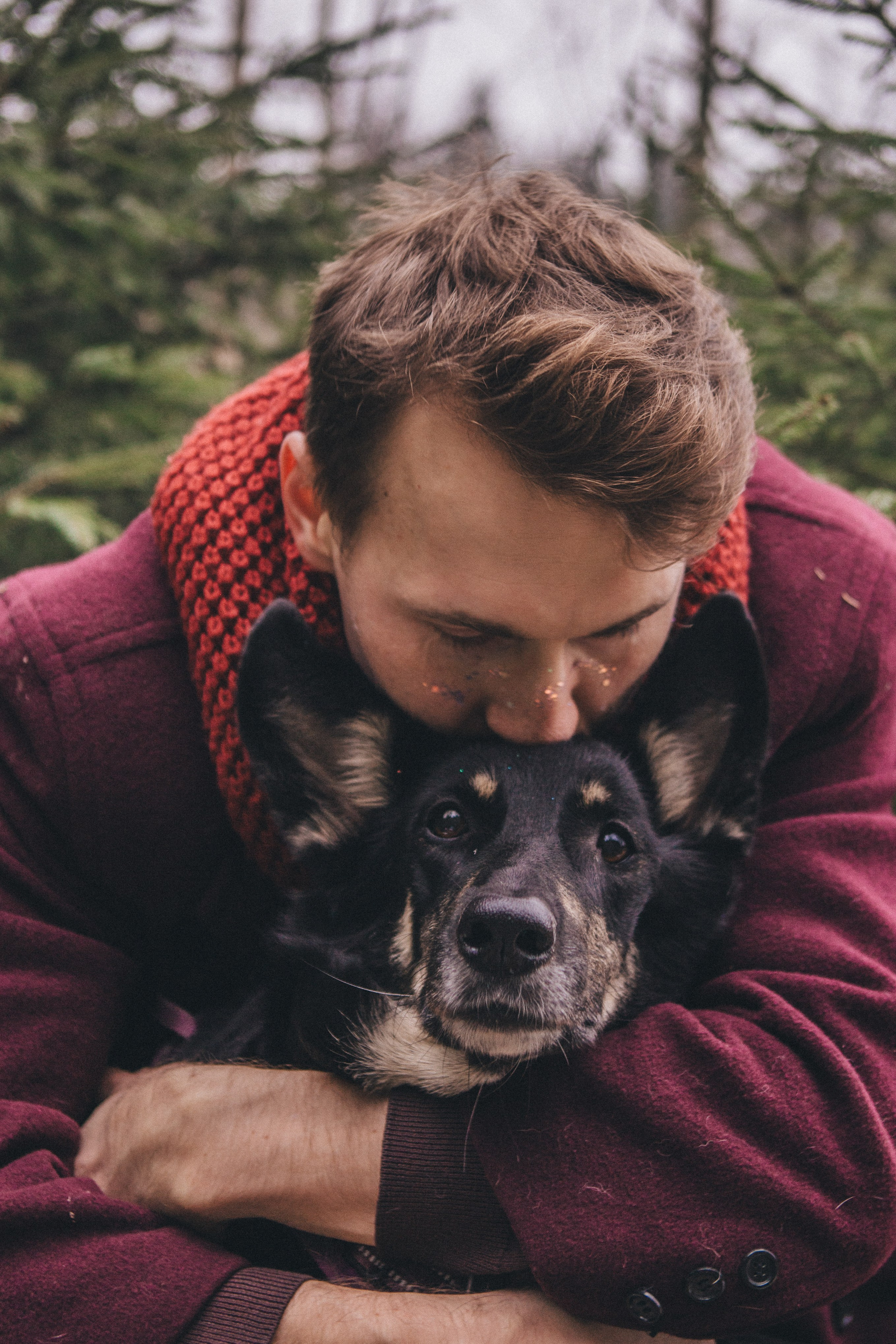 A cinematic tale of true love and unbreakable friendship between a man and a dog. Portrait, family and pet photographer in Cyprus, Ksenia Bourdelle