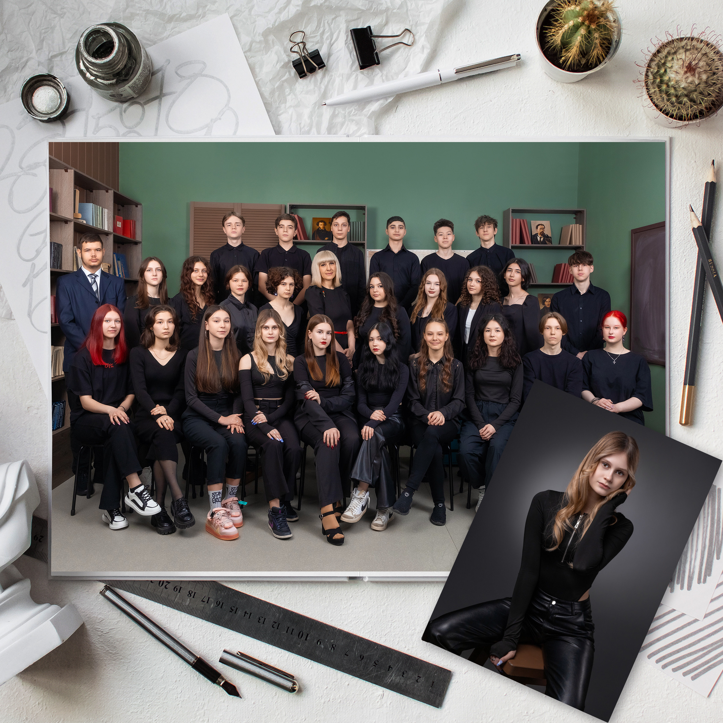 Общая фотография и портрет. Выпускной альбом Сургут ХМАО