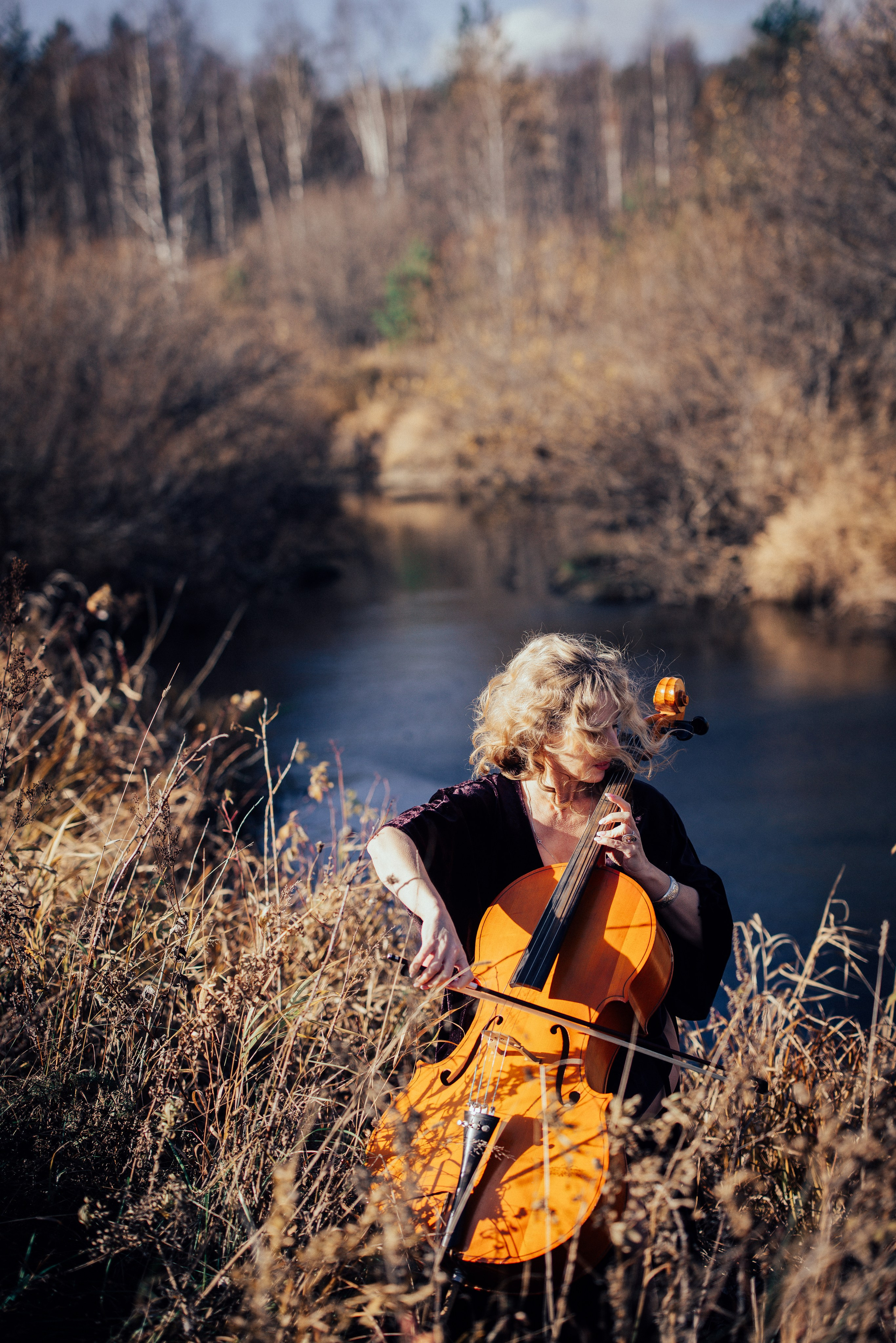 Сюита для виолончели. Портретный арт-фотограф в Екатеринбурге Алена Нестерова