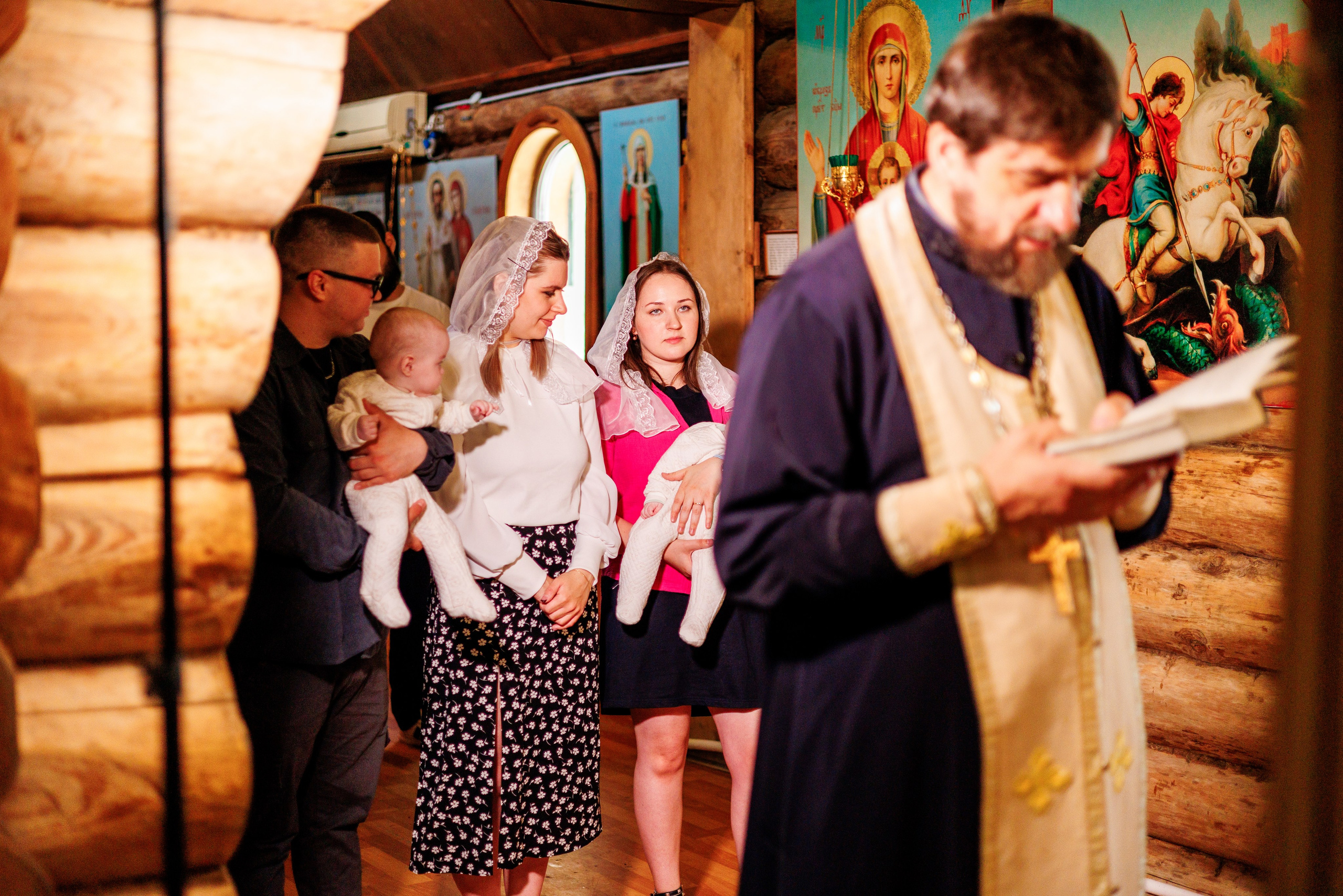 Крещение близняшек. Свадебный и семейный фотограф в Армавире