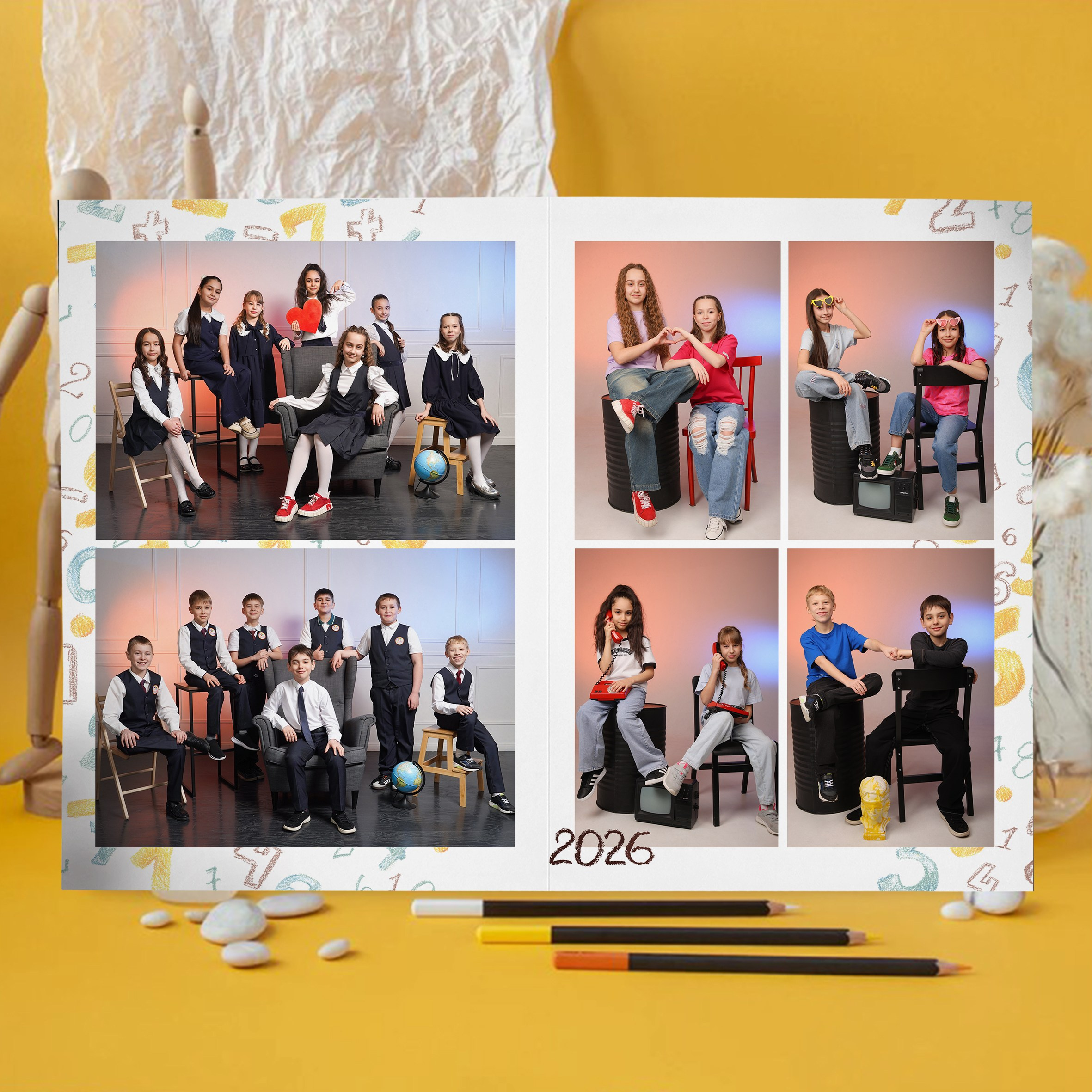 Дизайн "Цифры" — простой и стильный выпускной альбом в Красноярске от AlbomKras 📚📏. AlbomKras -выпускные альбомы Красноярска с авторским дизайном и качественной фотосъемкой! ⭐⭐⭐⭐⭐ 5.0