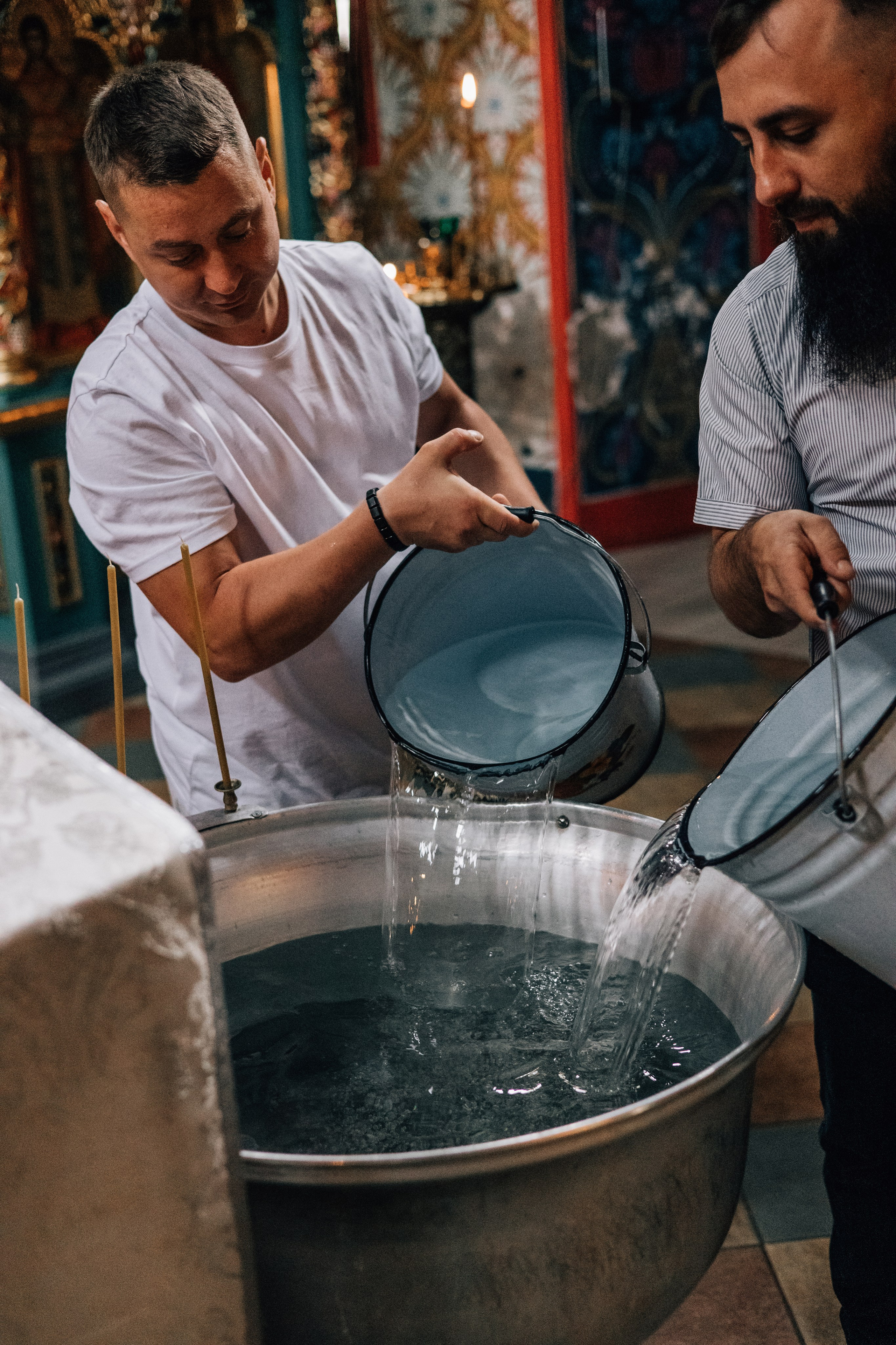 Съёмки в Храме