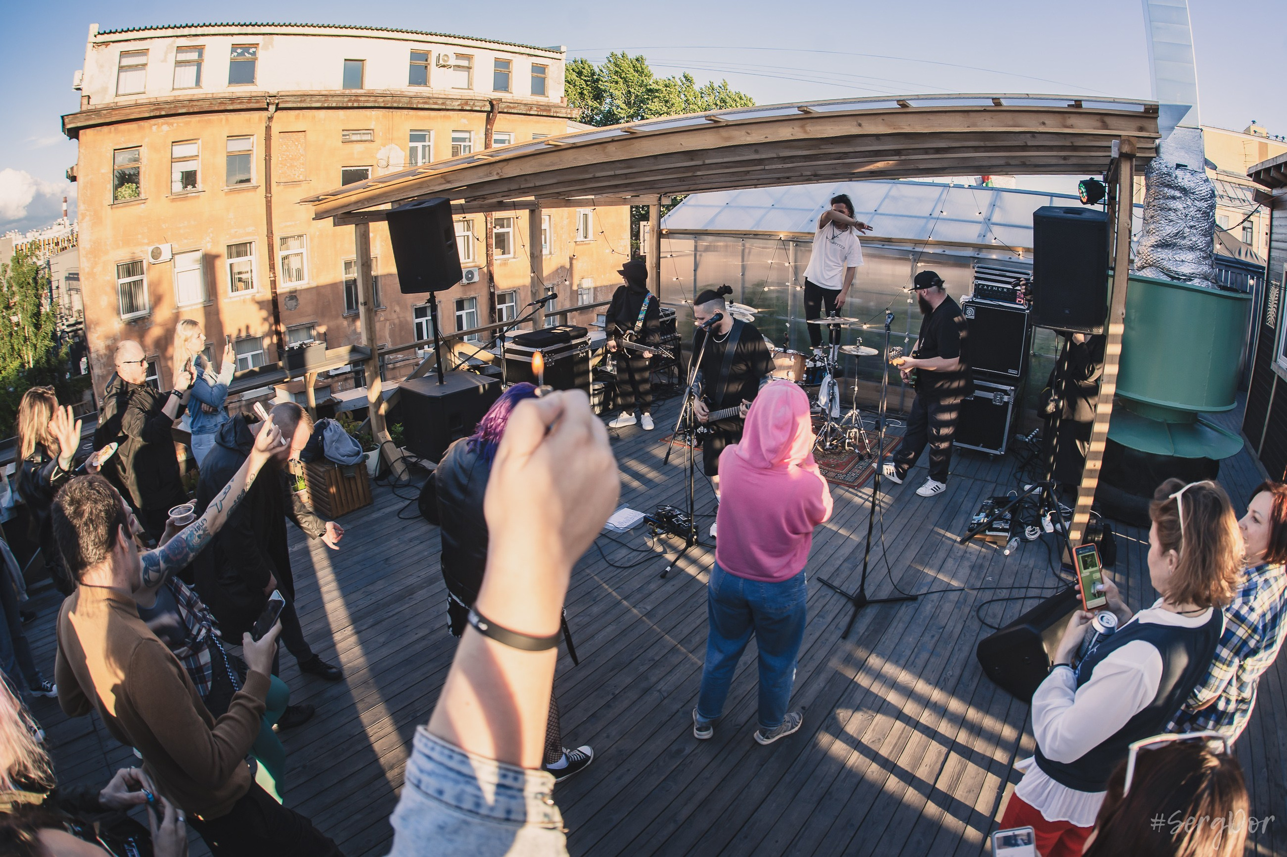 Гребля, Ласточка, концерт, крыша, Санкт-Петербург, 21.06.2024, СПб, SergDor, 21 июня 2024 года, #SergDor