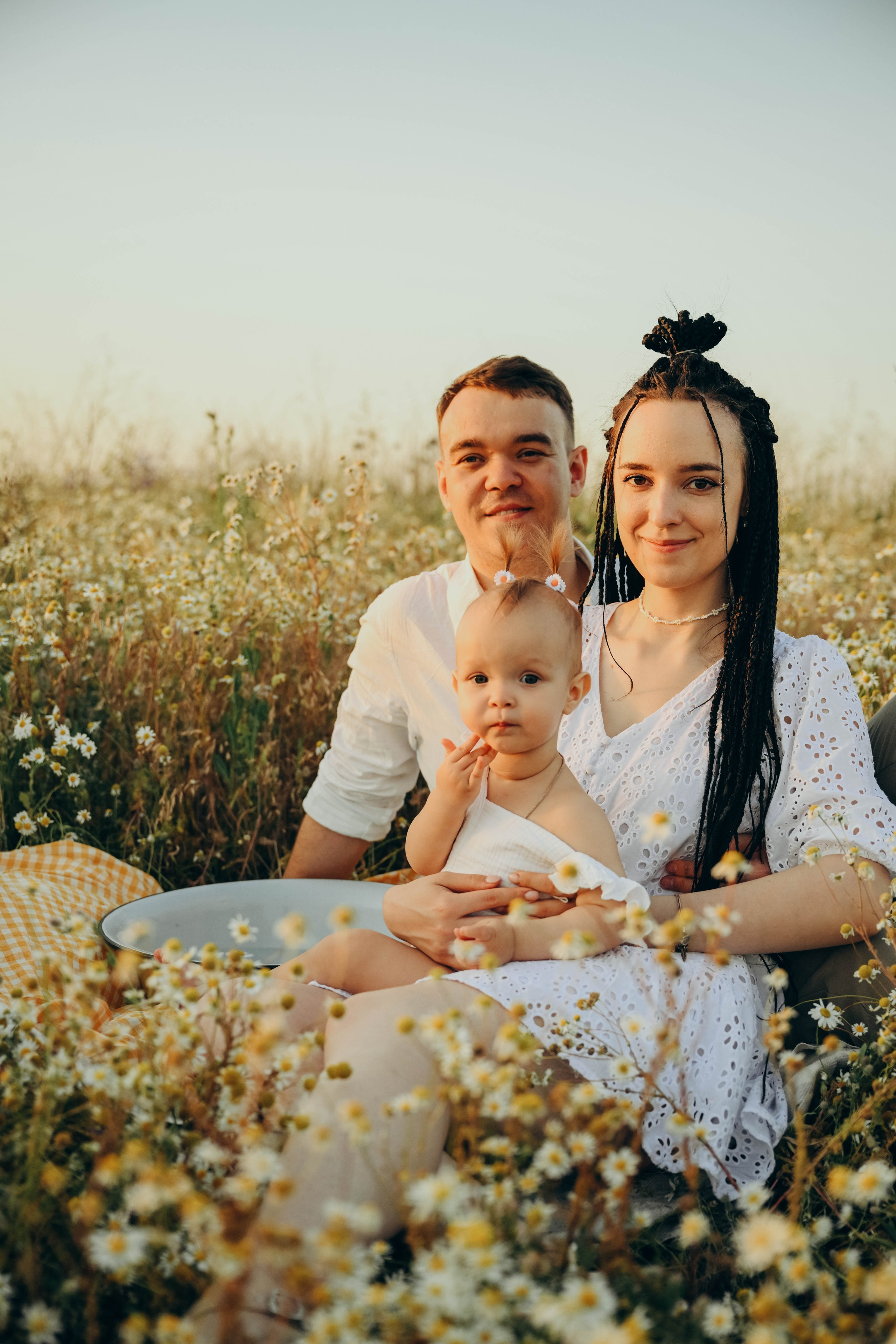 Ромашковое поле. Семейный фотограф в Москве Люберцах Ирина Вронская