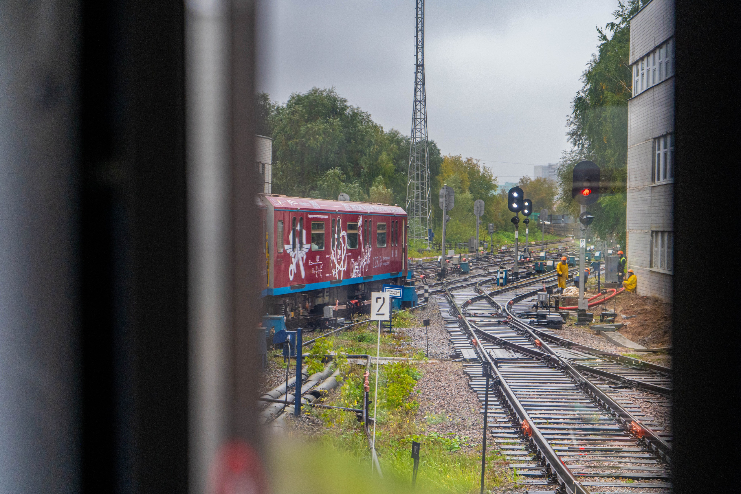 Запуск тематического поезда в метрополитене. Главная