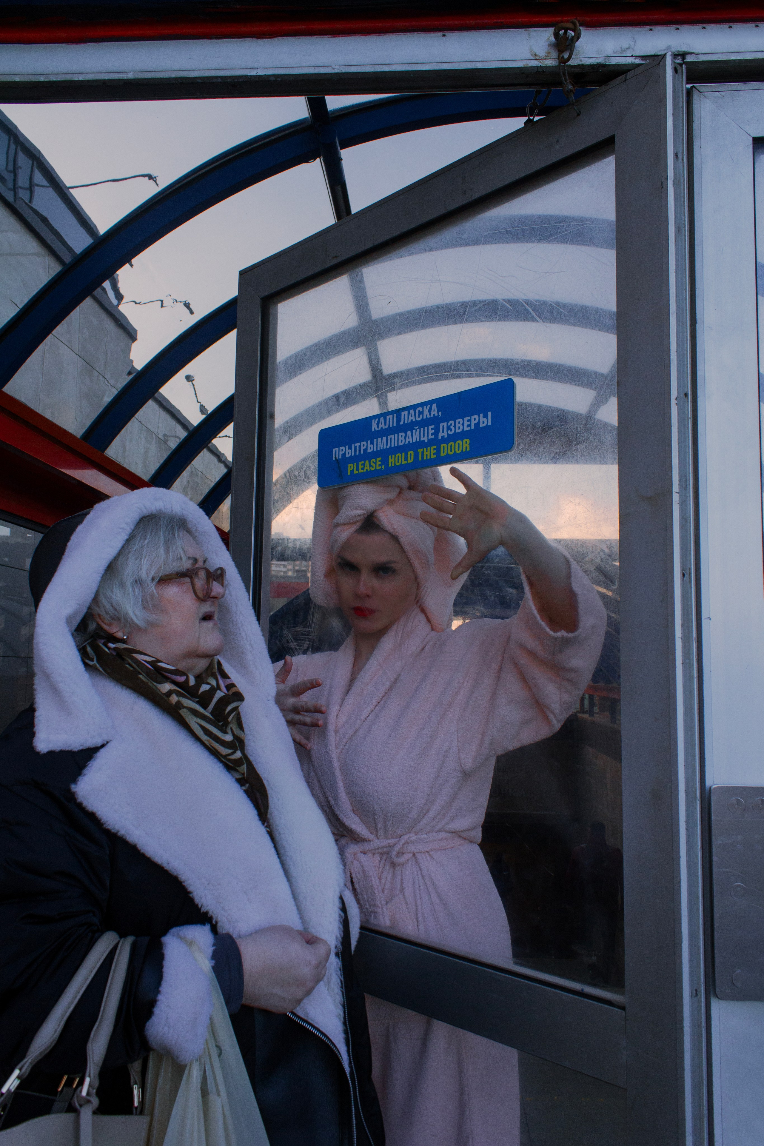 В городской солнечной ванне