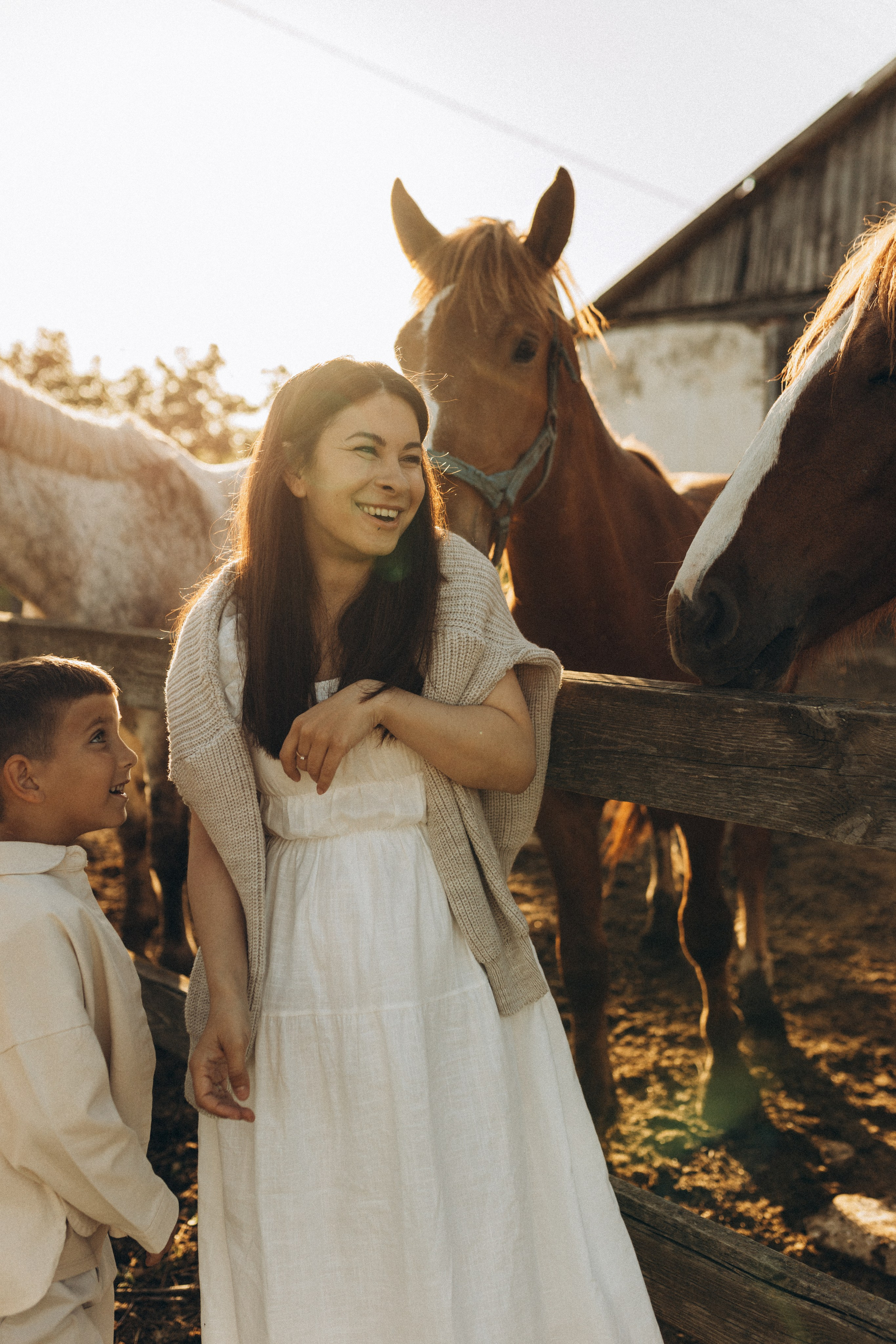 Закат на ферме. Семейный фотограф в Новороссийске и Анапе Александра Яковлева