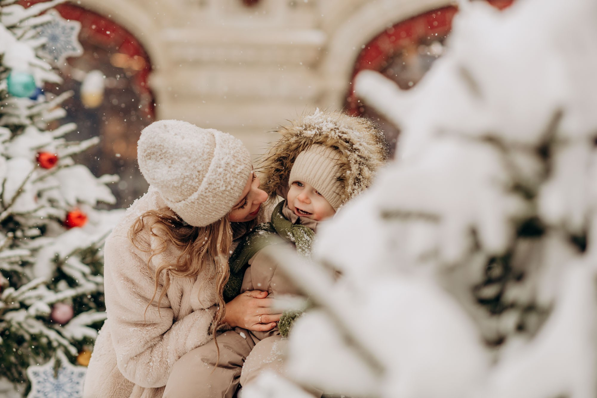 Новогодние фотосессии в центре Москвы. Семейный фотограф в Домодедово и Москве Елена Пичугина