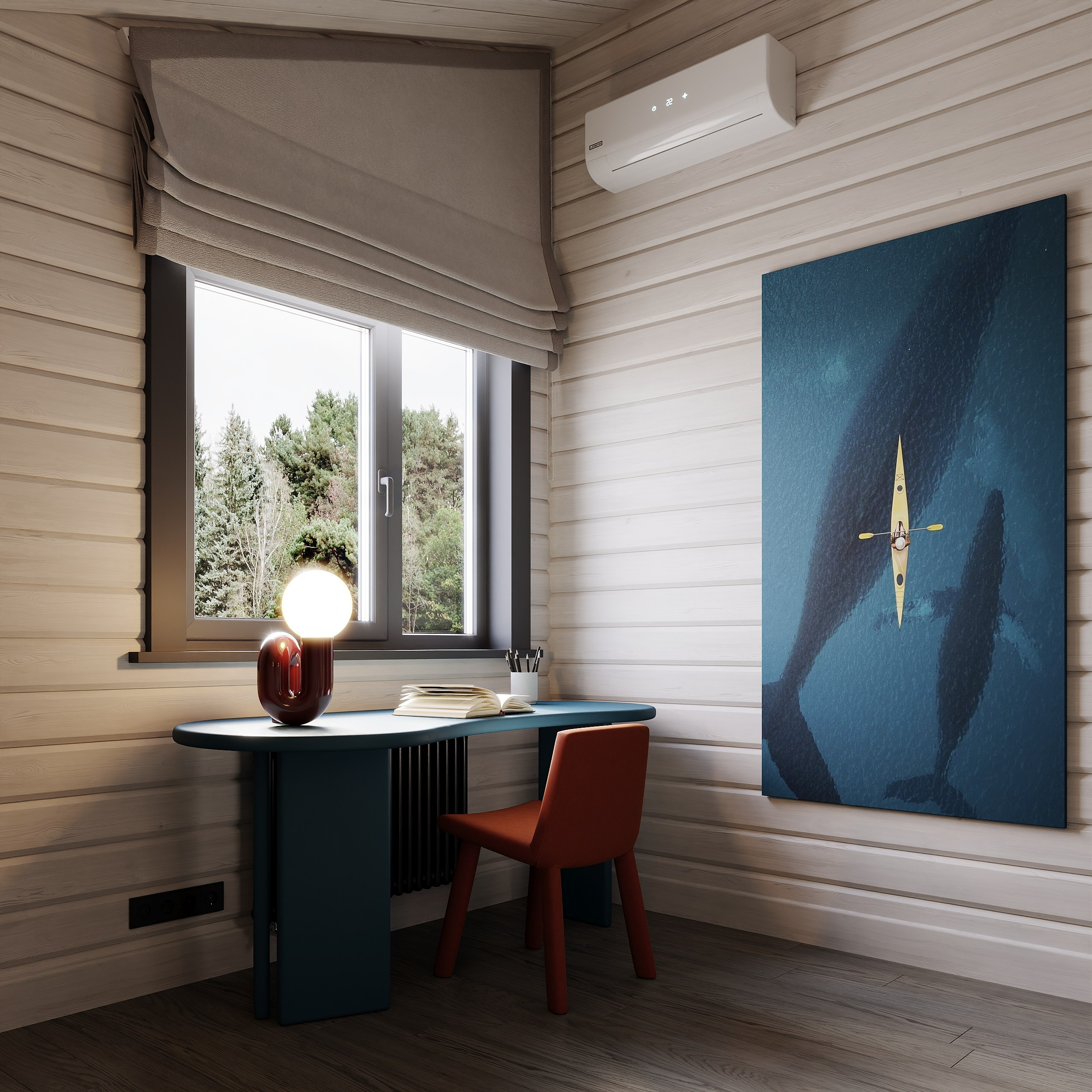 Коттедж в посёлке Истра Кантри Клаб. 3D визуализатор в Москве Сердюк Владислав